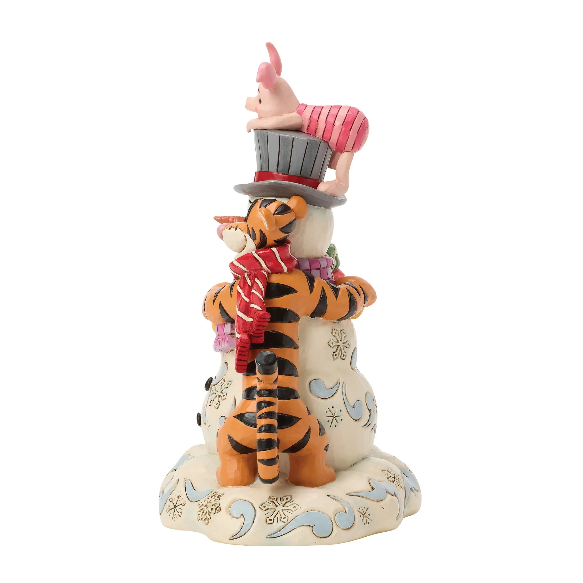 A Chilly Creation (Pooh and Friends Hugging Snowman Figurine) - Image 4