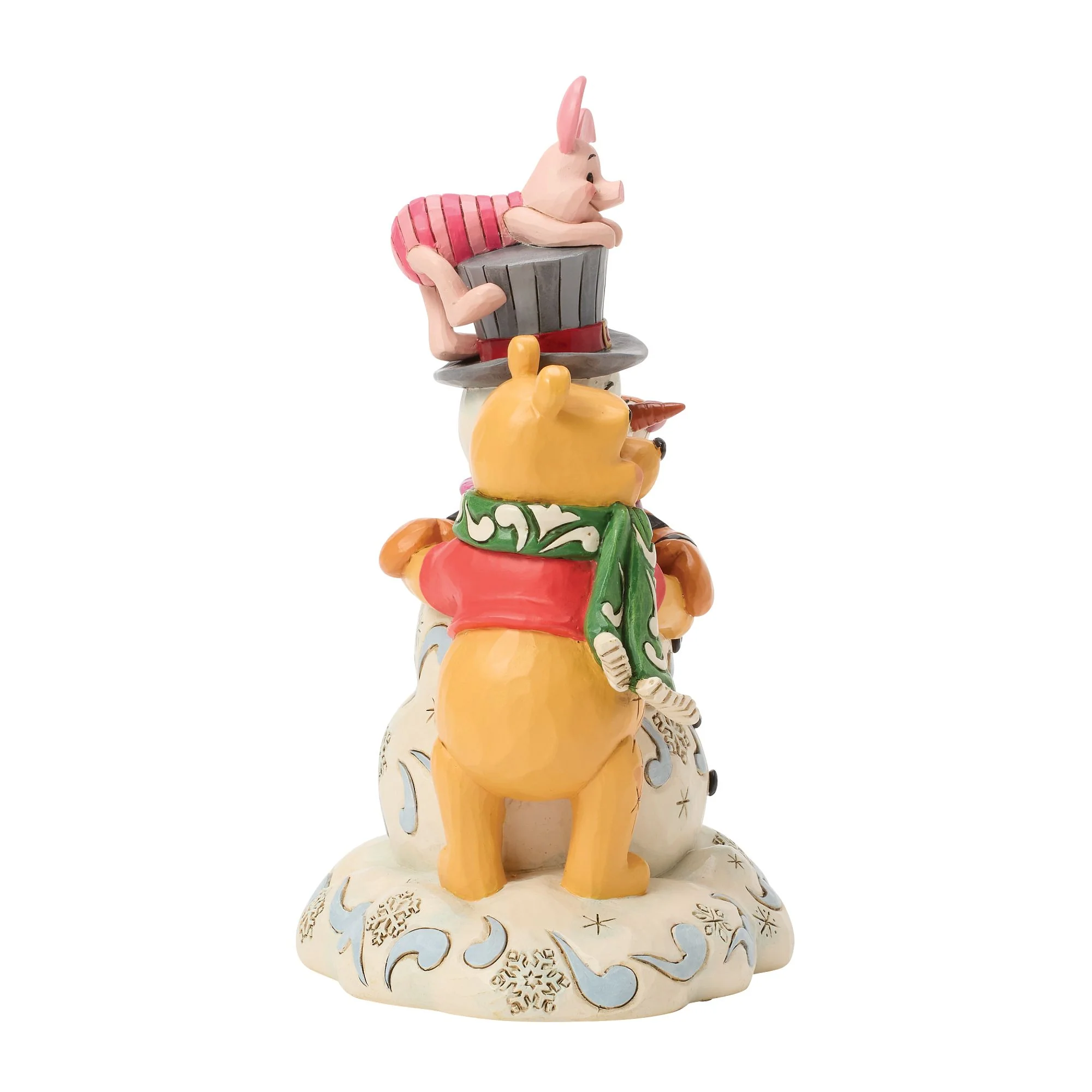 A Chilly Creation (Pooh and Friends Hugging Snowman Figurine) - Image 6