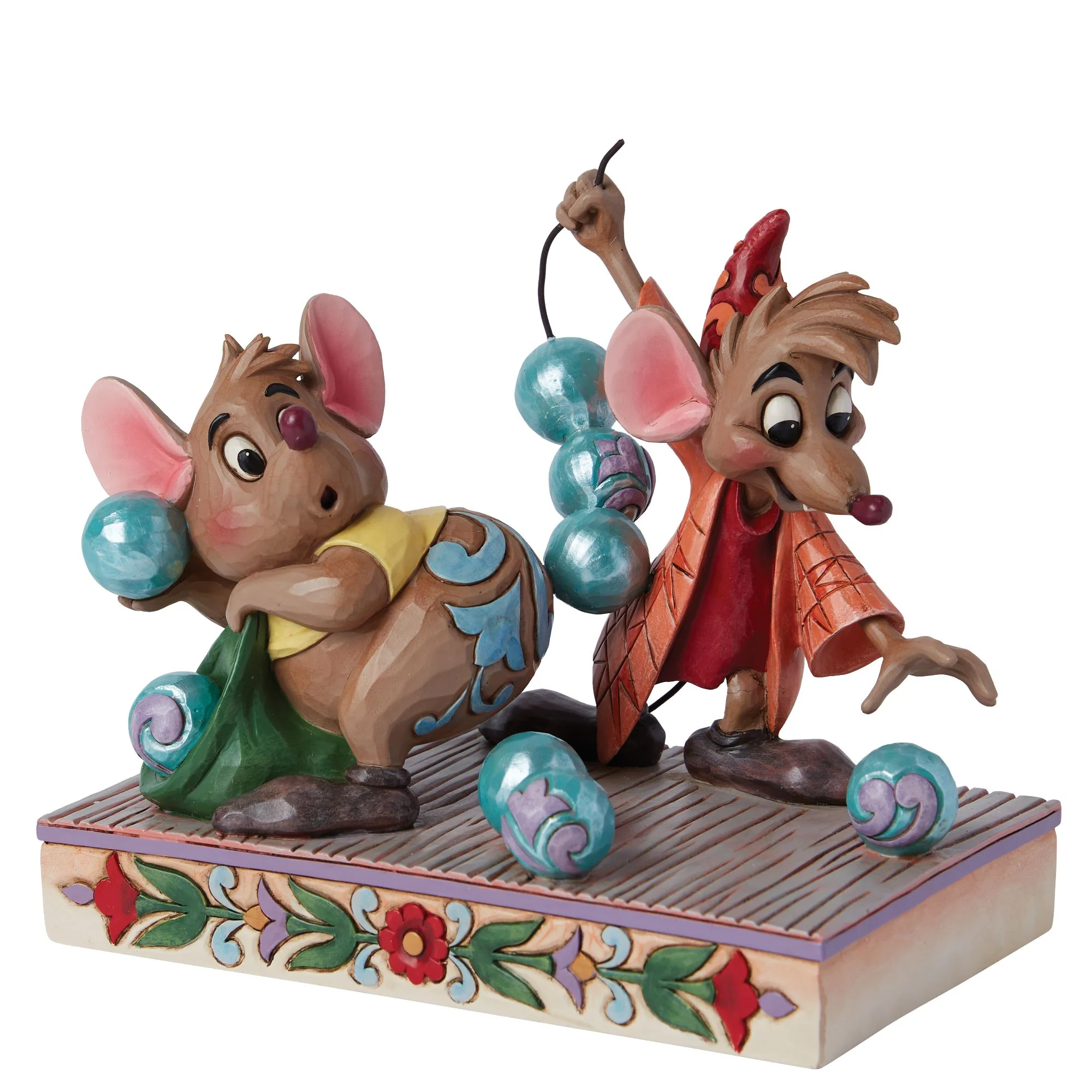 Beads for Cinderelly (Jaq & Gus Figurine) - Disney Traditions by Jim Shore - Image 3