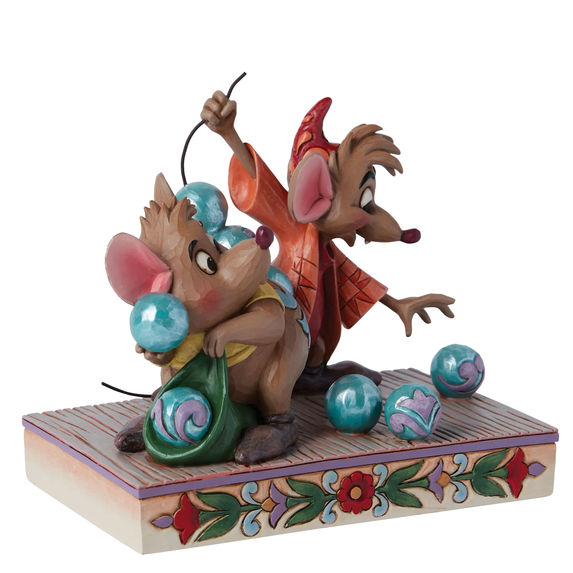 Beads for Cinderelly (Jaq & Gus Figurine) - Disney Traditions by Jim Shore - Image 4