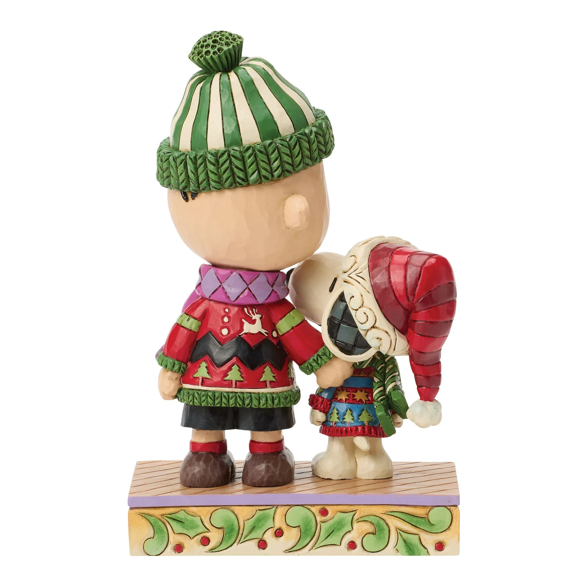 Cosy Christmas Pals (Snoopy and Charlie Christmas Jumpers Figurine) - Image 3