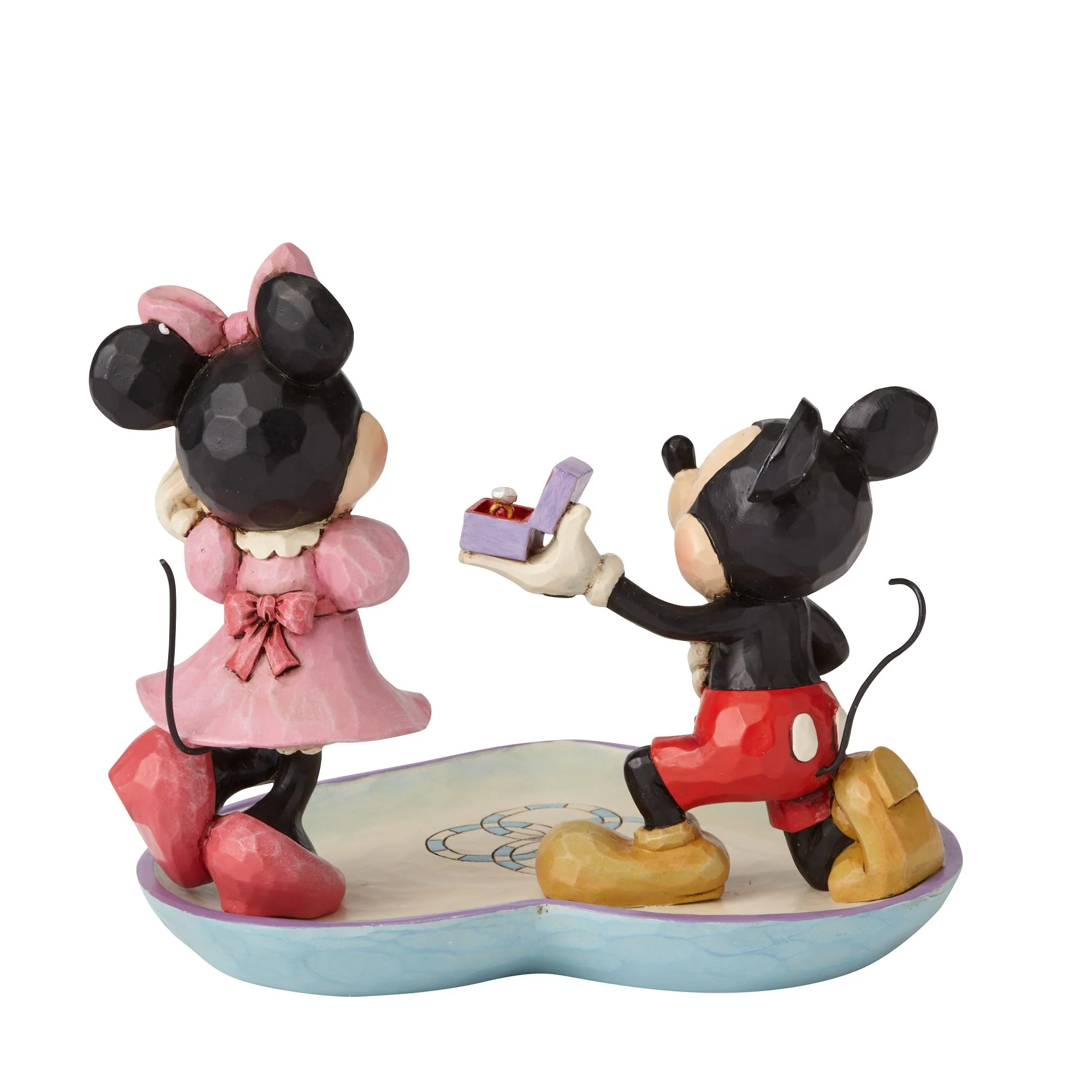 A Magical Moment - Mickey Proposing to Minnie Mouse Figurine - Disney Traditionsby Jim Shore - Image 3