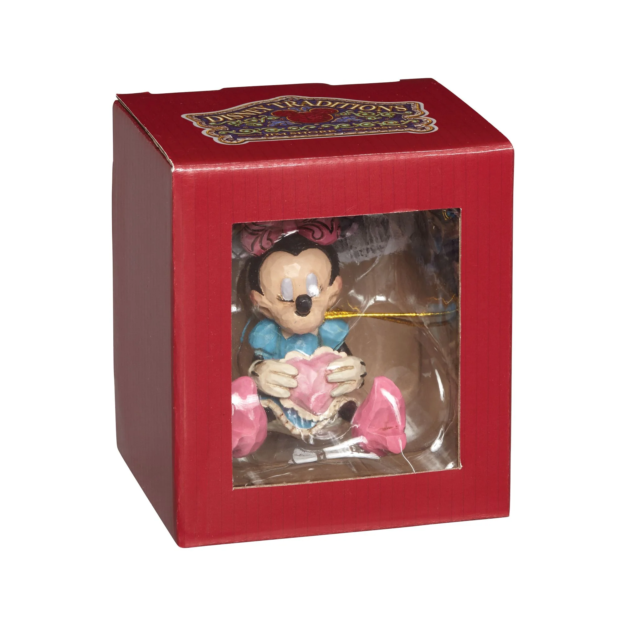 Minnie Mouse with Heart Mini Figurine - Disney Traditions by Jim Shore - Image 3