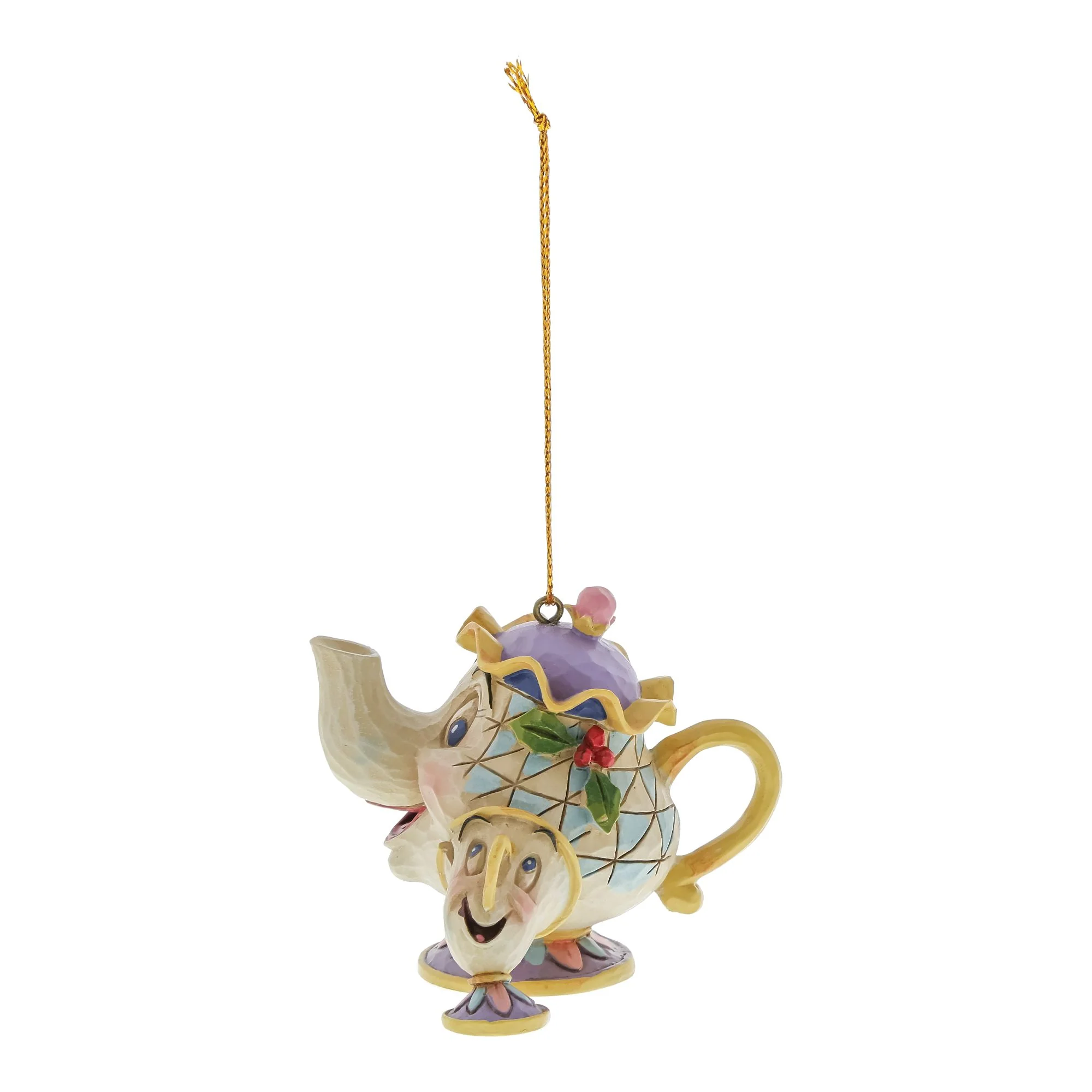 Mrs Potts & Chip Hanging Ornament - Disney Traditions by Jim Shore - Image 4