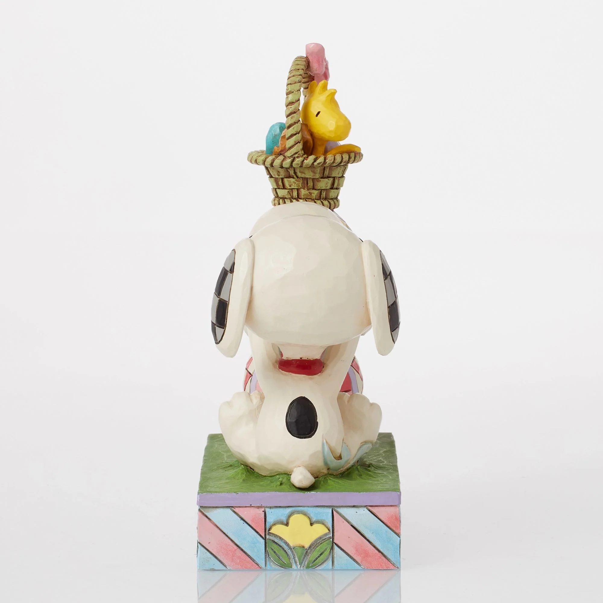 Eggcellent Tower (Snoopy & Woodstock Stacked Easter Eggs Figurine) - Peanuts byJim Shore - Image 4