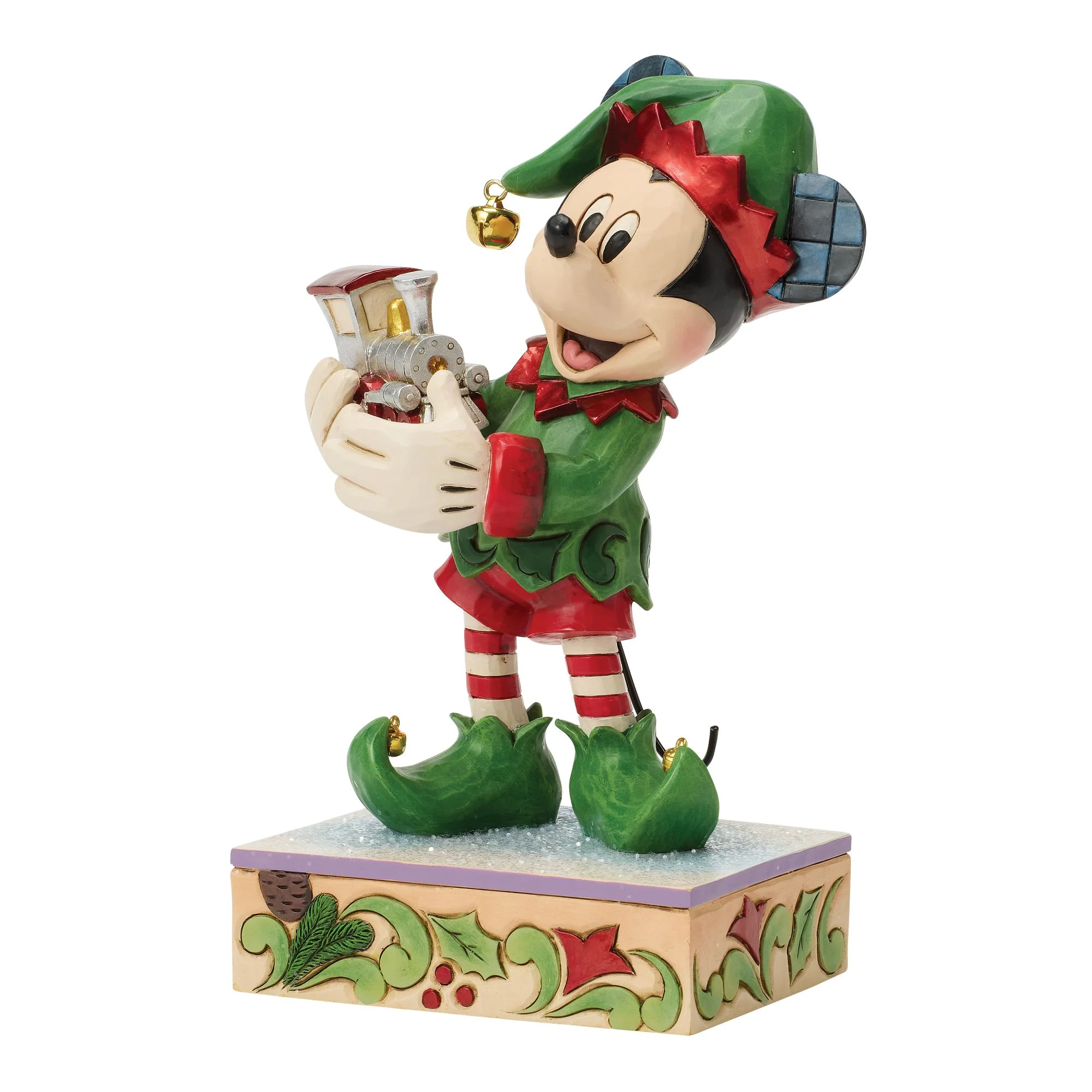 Elf on Track (Mickey Elf with Train Figurine) - Image 3