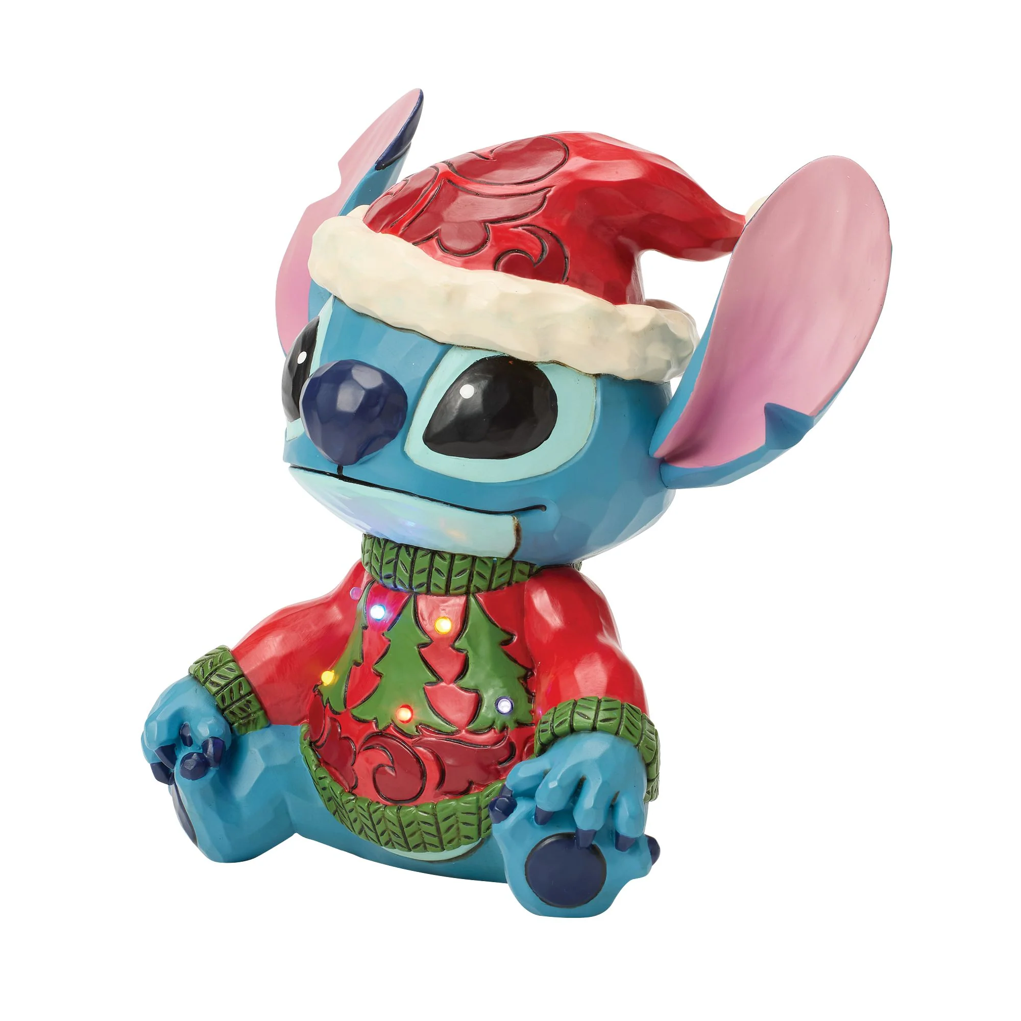 Feeling Jolly and a Little Naughty (Stitch Sweater LED Figurine) - Image 4