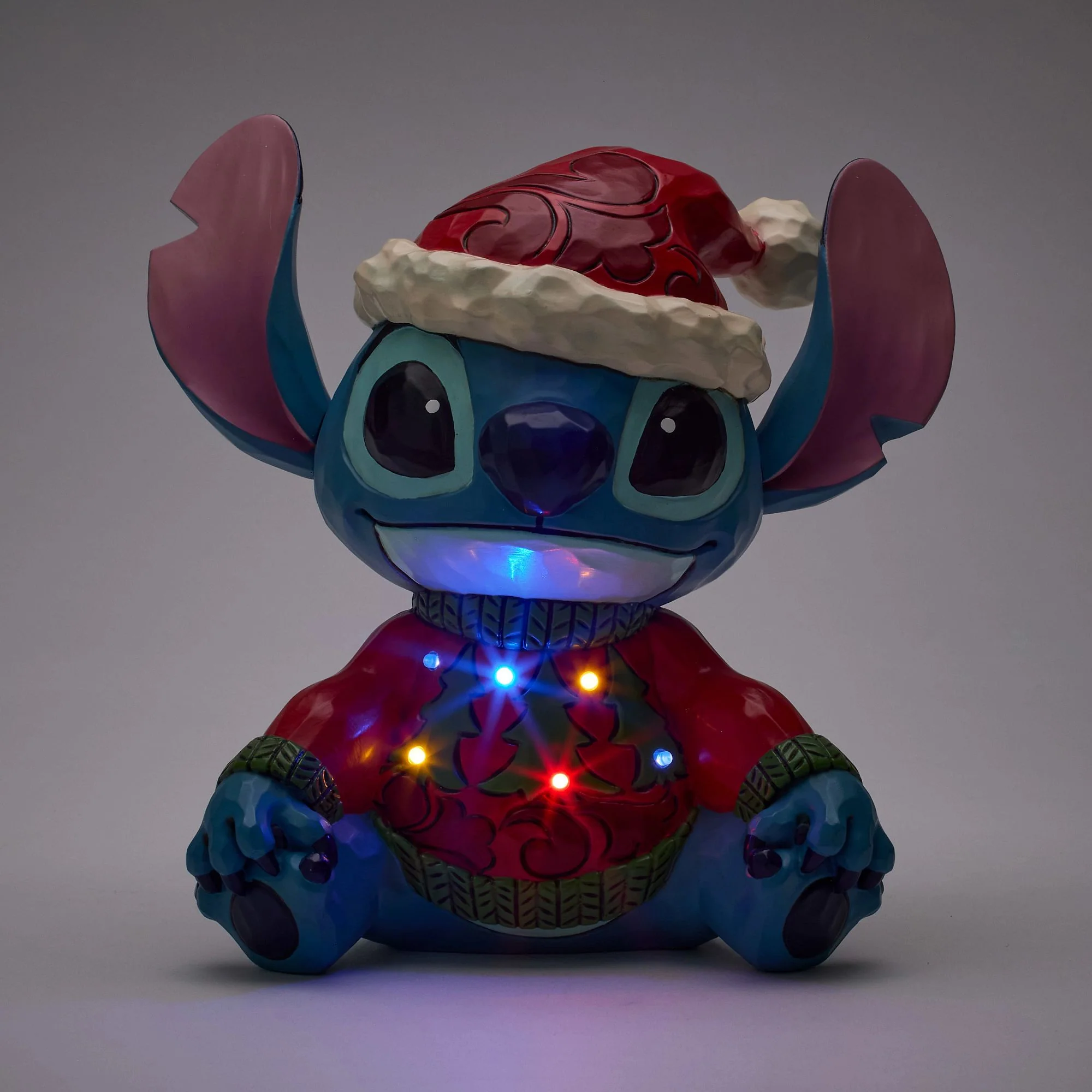Feeling Jolly and a Little Naughty (Stitch Sweater LED Figurine) - Image 8