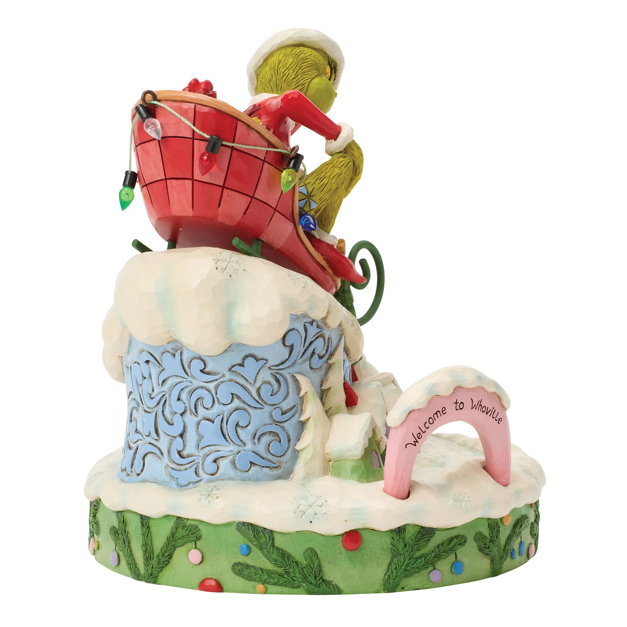 Grinch on Small Sledge Figurine - Image 5