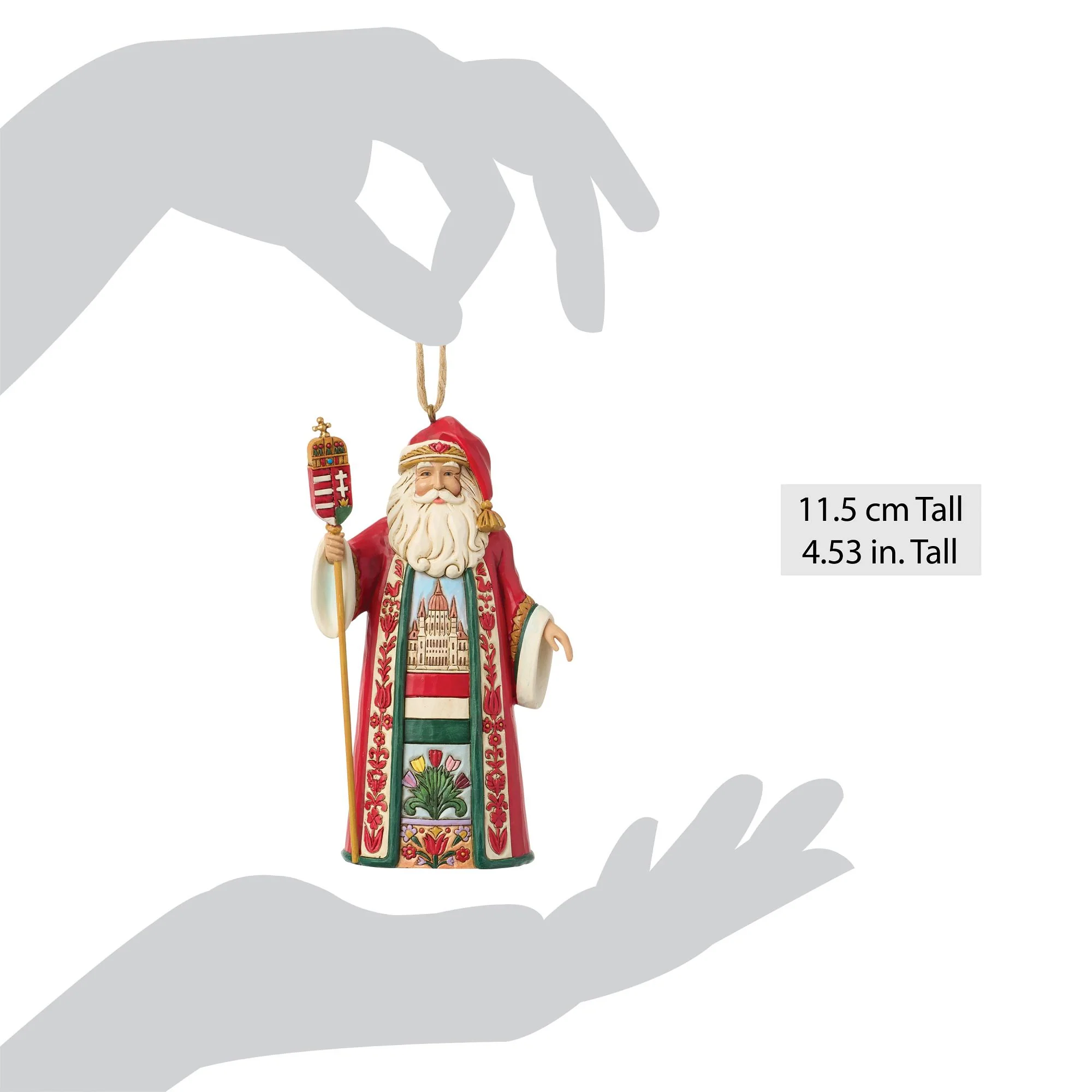 Hungary Santa Hanging Ornament - Image 5