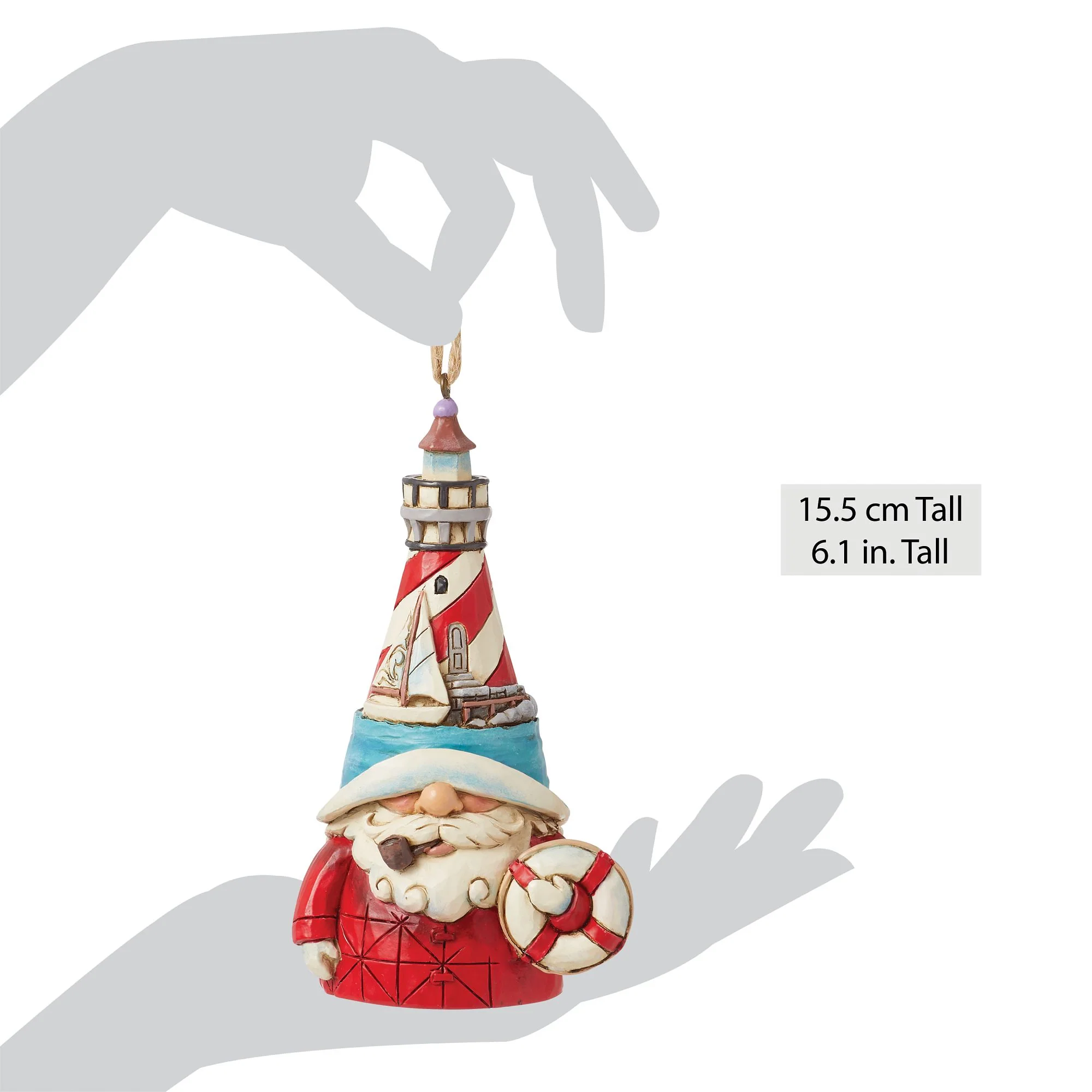 Lighthouse Gnome Hanging Ornament - Heartwood Creek by Jim Shore - Image 5