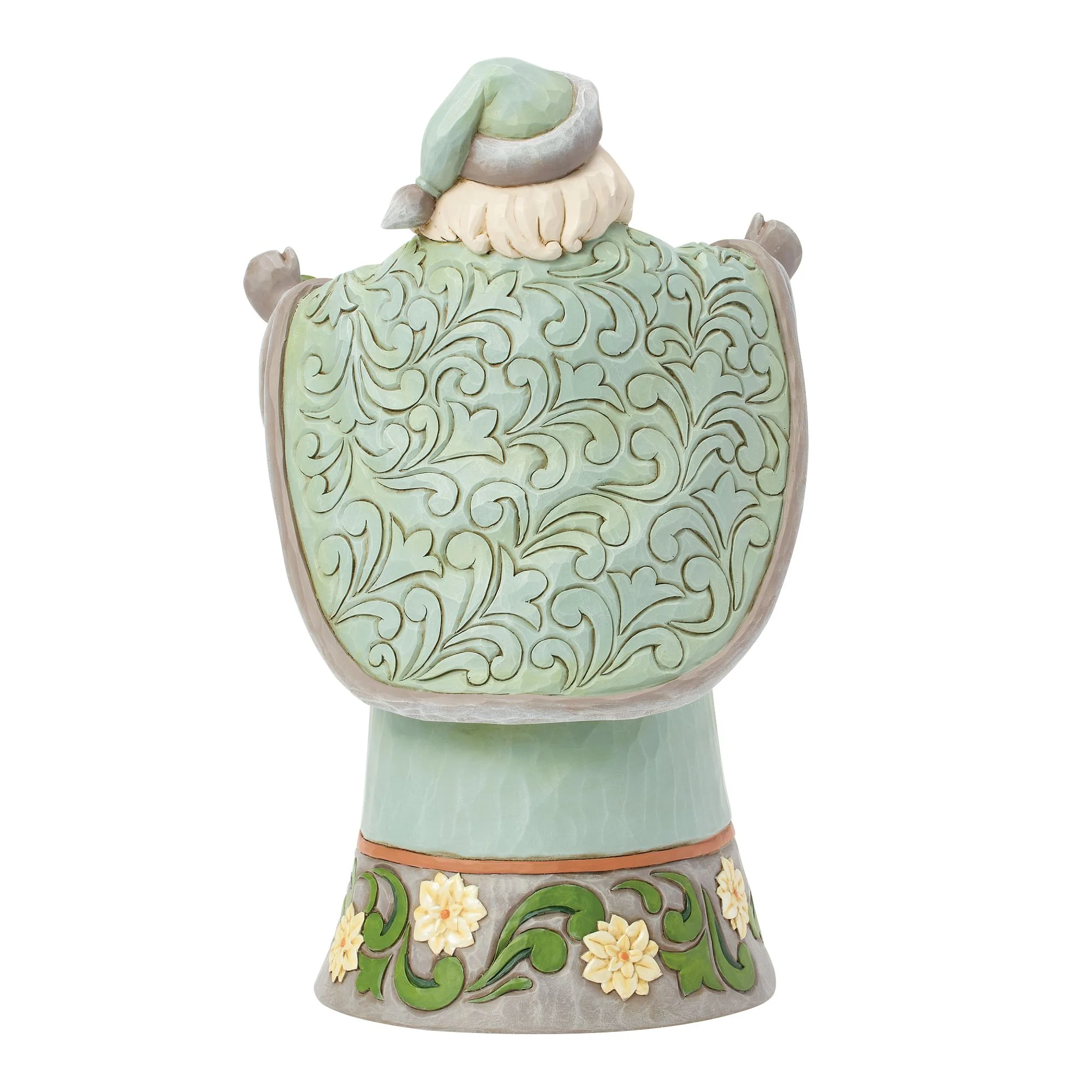 Opal & Moss Santa with Poinsettias - Image 4
