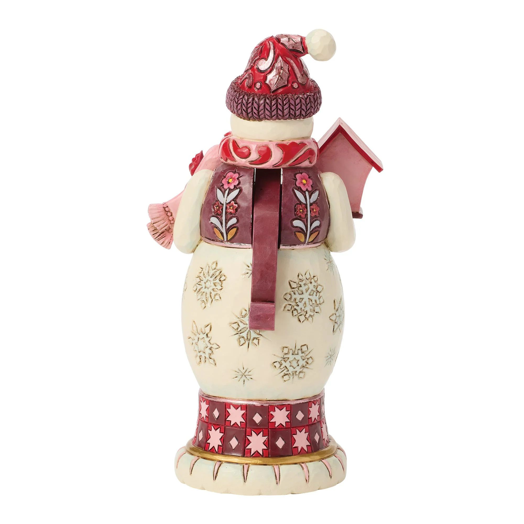 Red & Pink Snowman Nutcracker - Image 4