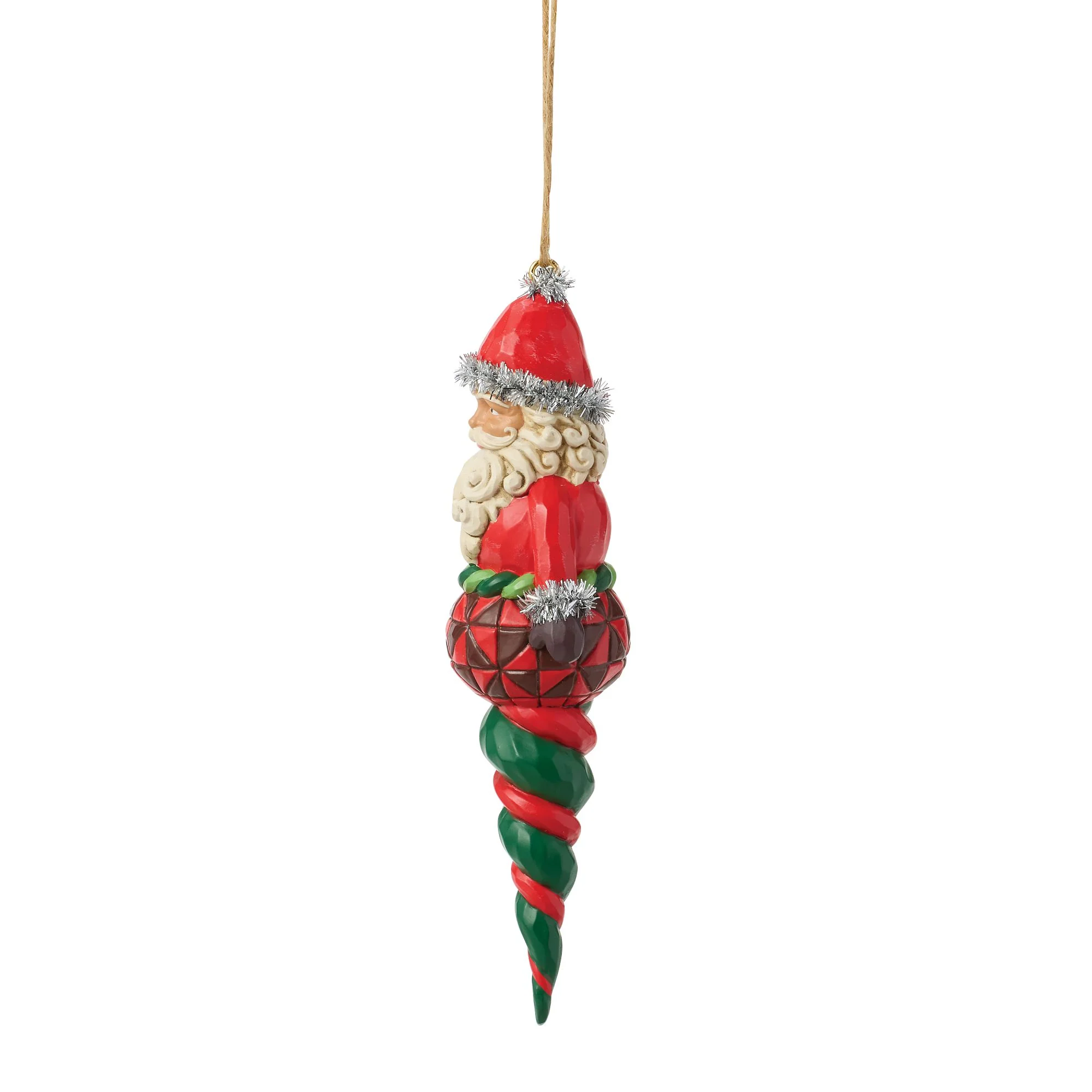 Santa Finial Hanging Ornament - Image 2