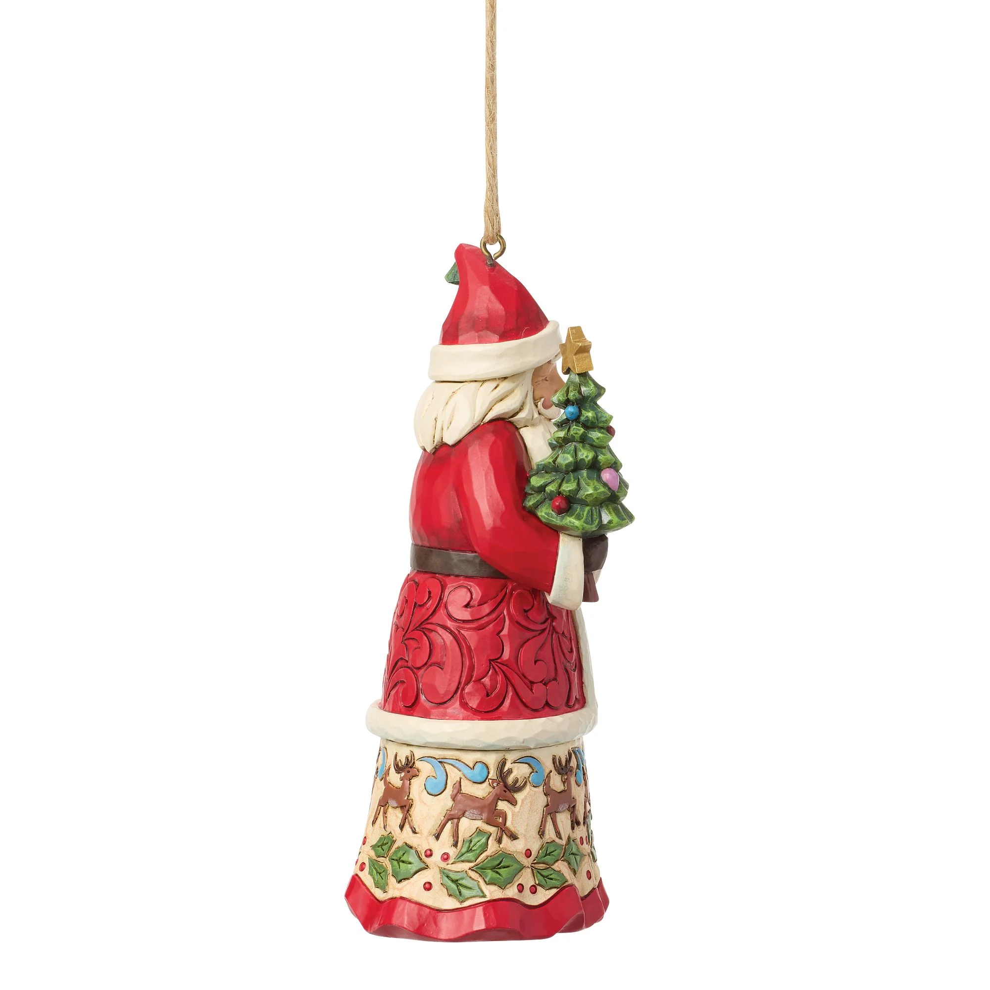 Santa with Gifts Hanging Ornament - Image 4