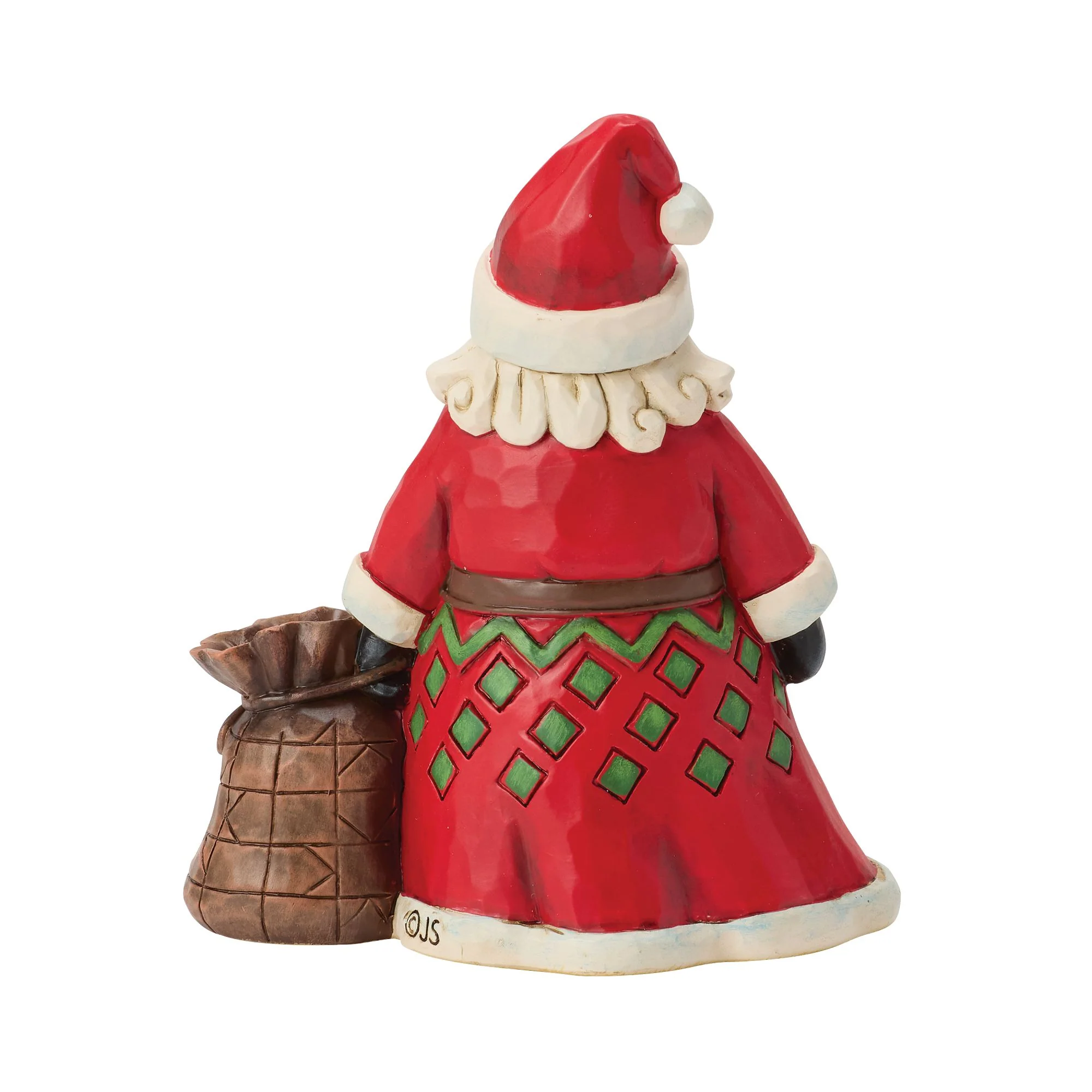 Santa With Toy Bag Mini Figurine - Image 3