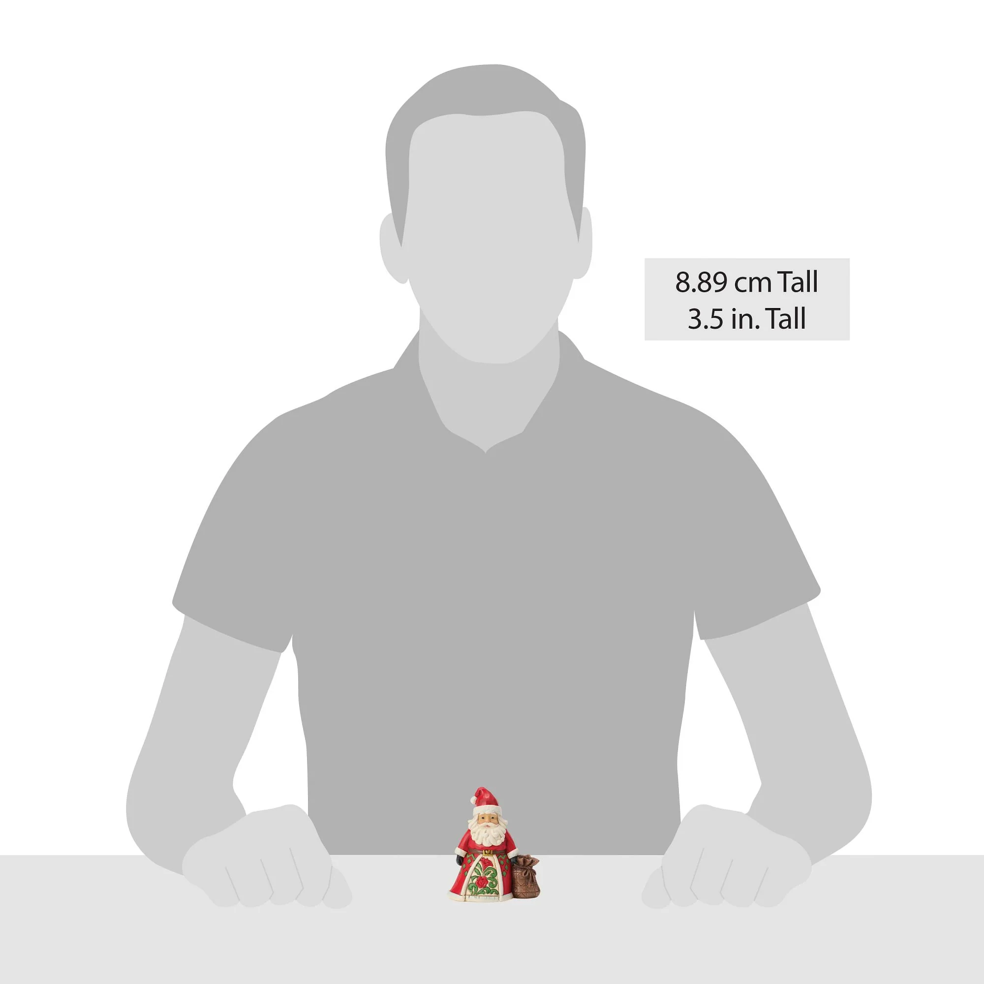 Santa With Toy Bag Mini Figurine - Image 5