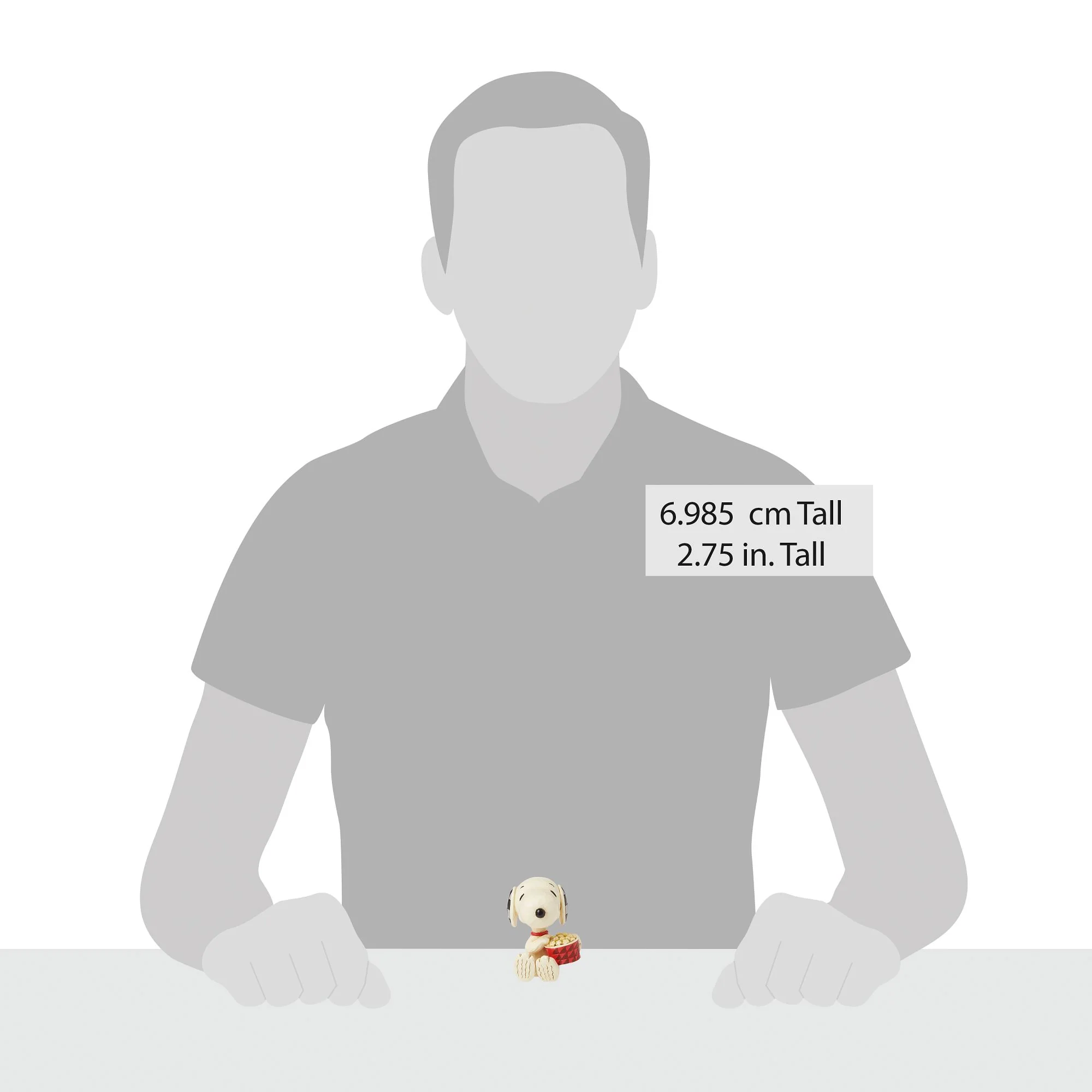 Snoopy Popcorn Mini Figurine - Peanuts by Jim Shore - Image 7