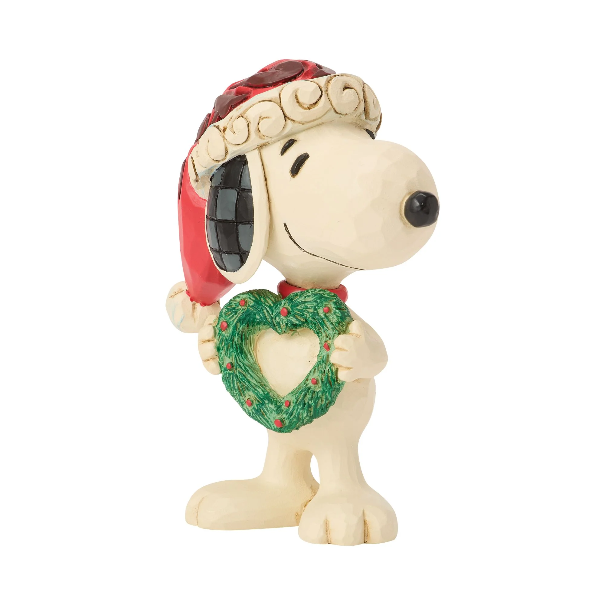 Snoopy with Heart Wreath Mini Figurine - Image 3