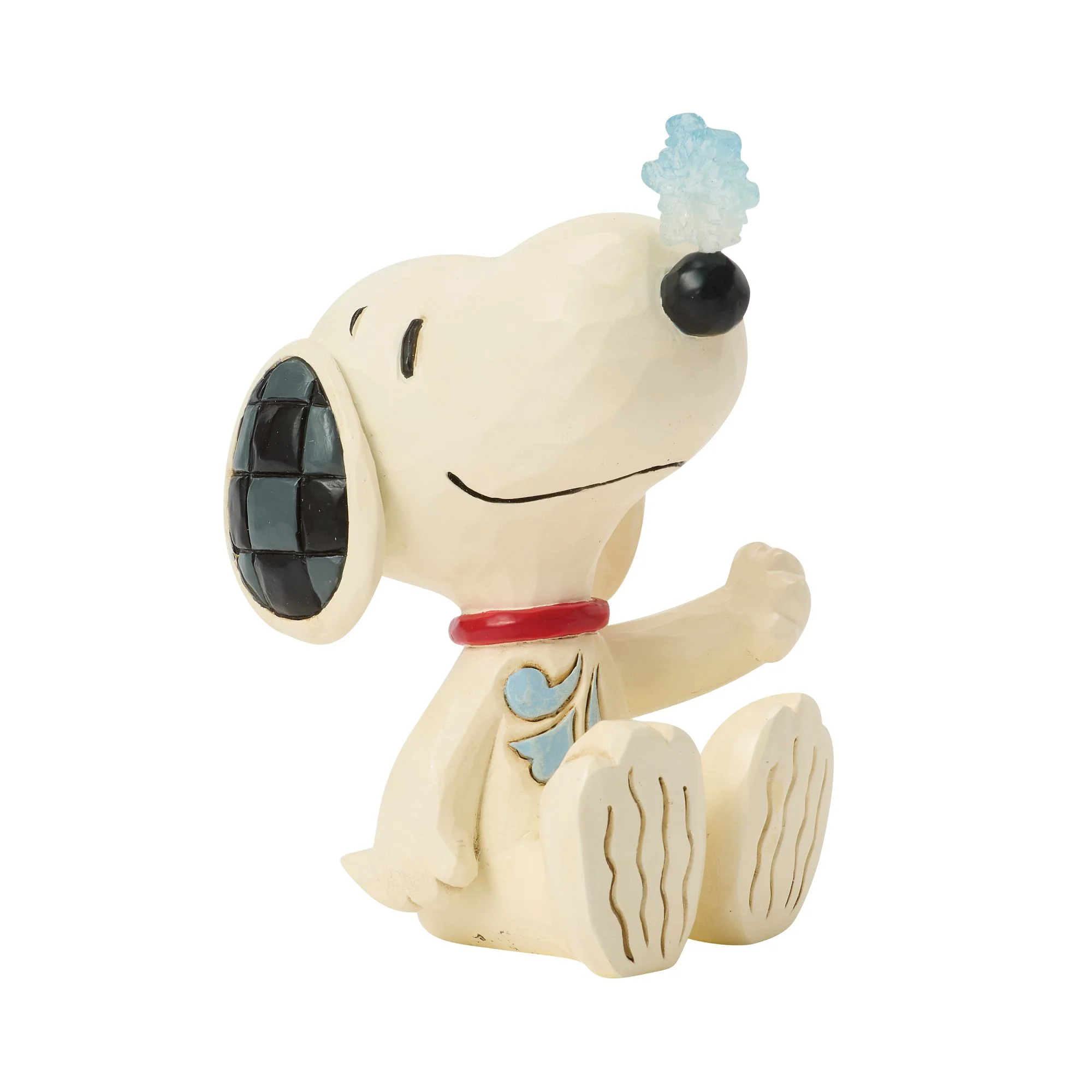 Snoopy with Snowflake on Nose Mini Figurine - Image 2