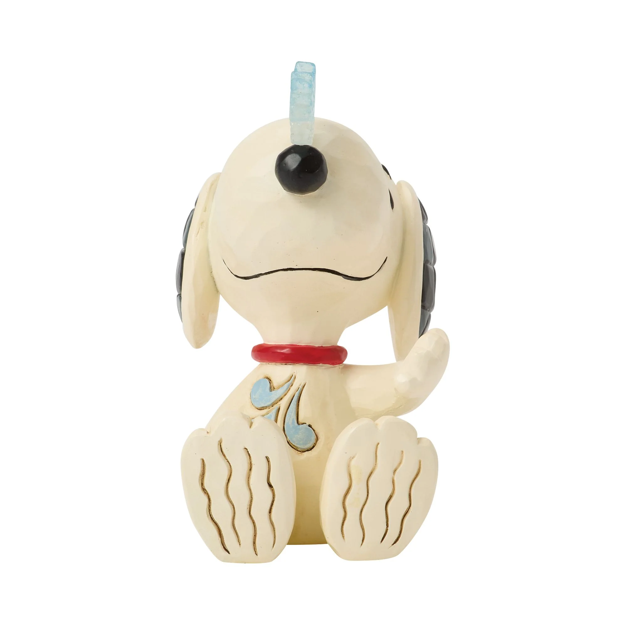 Snoopy with Snowflake on Nose Mini Figurine - Image 3