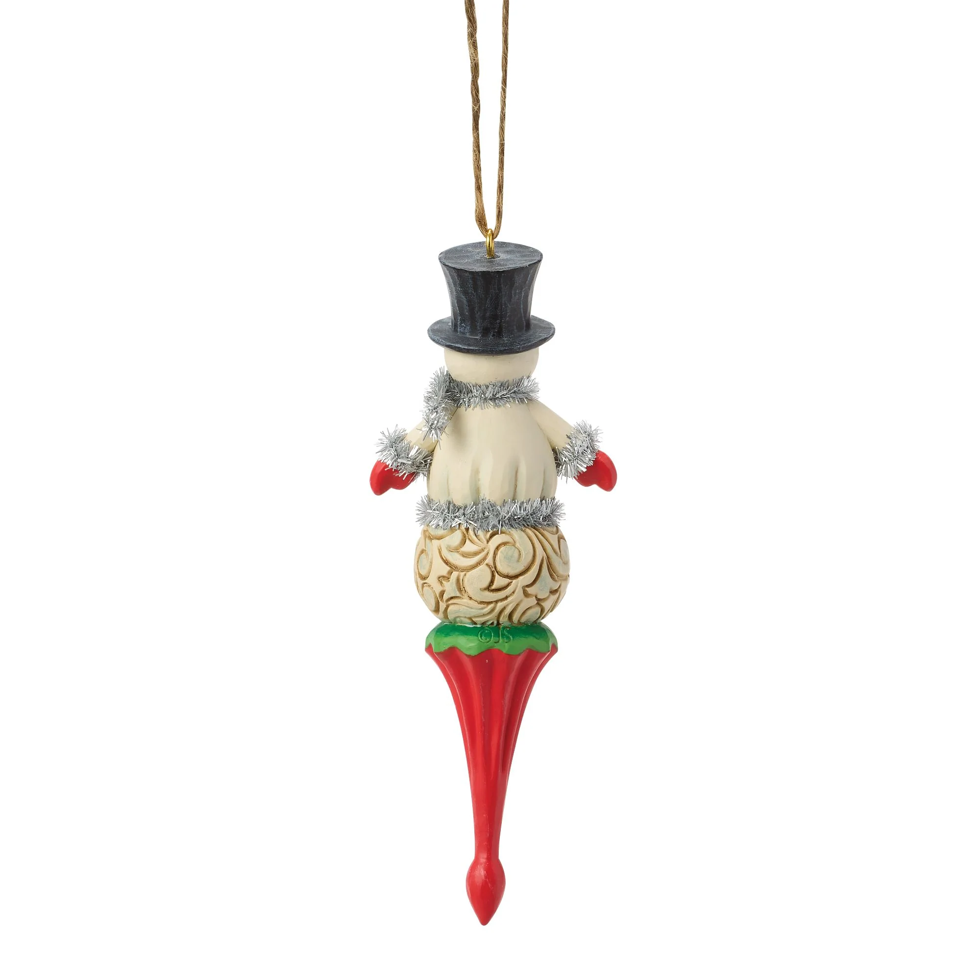 Snowman Finial Hanging Ornament - Image 3