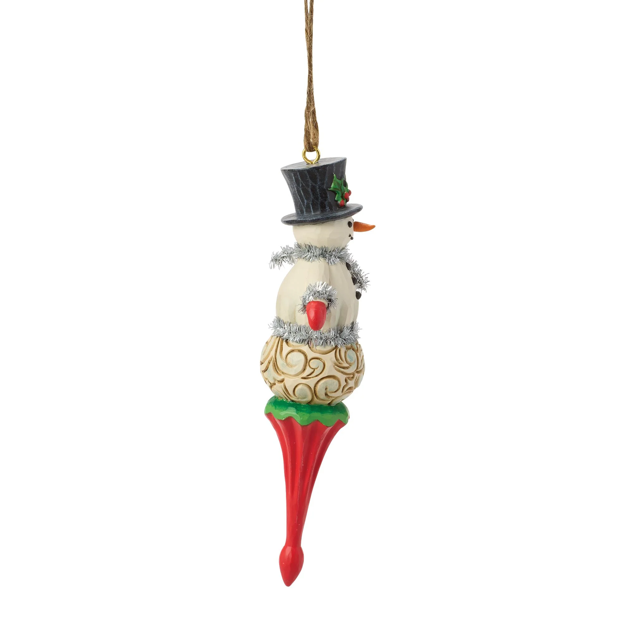 Snowman Finial Hanging Ornament - Image 4
