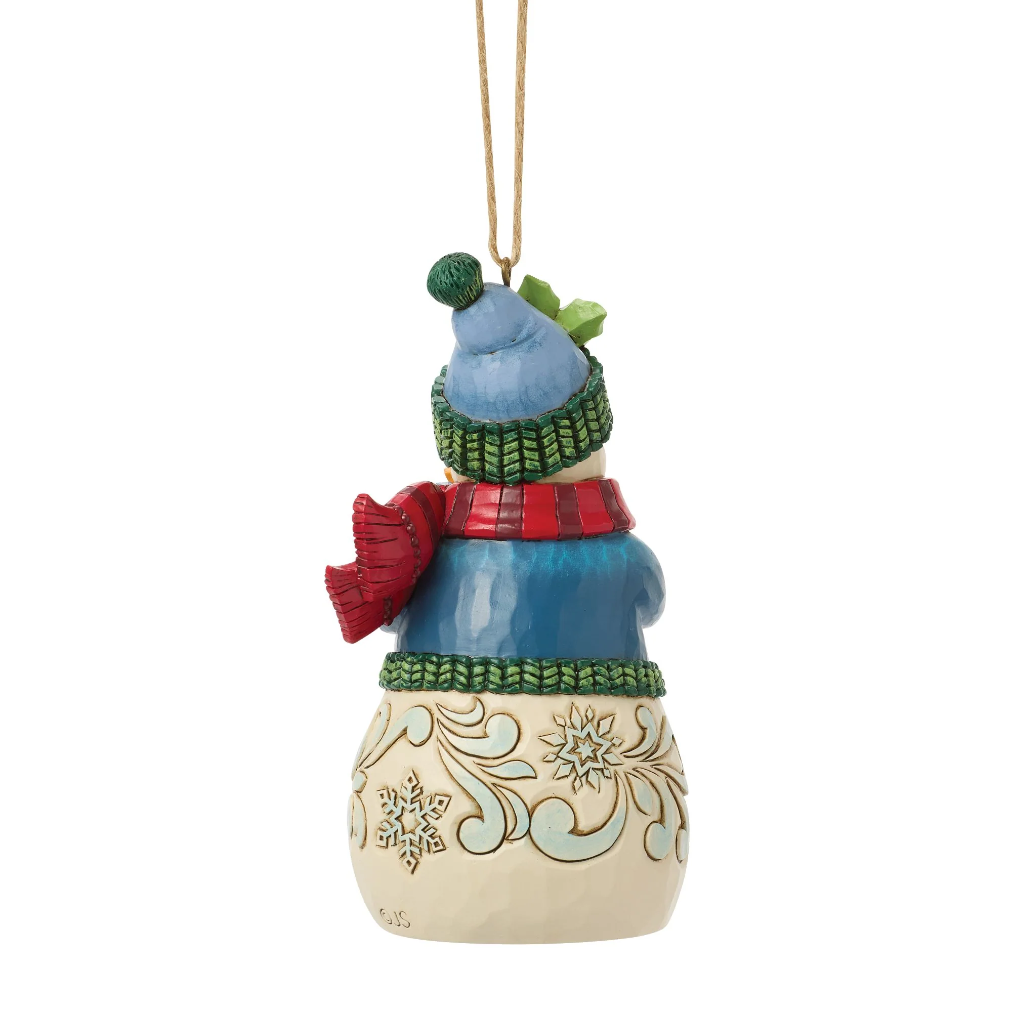 Snowman with Arms Full Hanging Ornament - Image 3