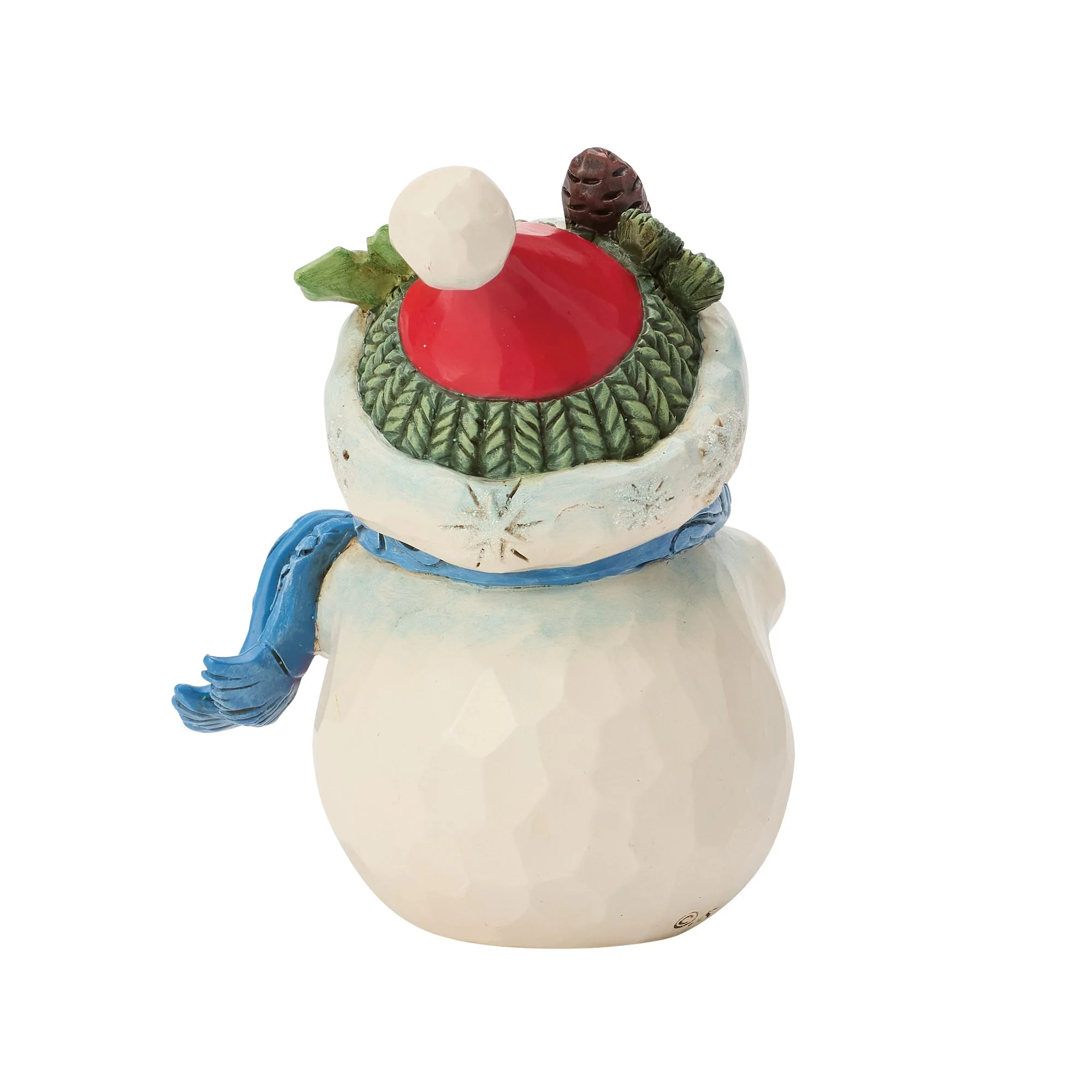 Snowman with Large Bauble Hanging Ornament Mini Figurine - Image 4