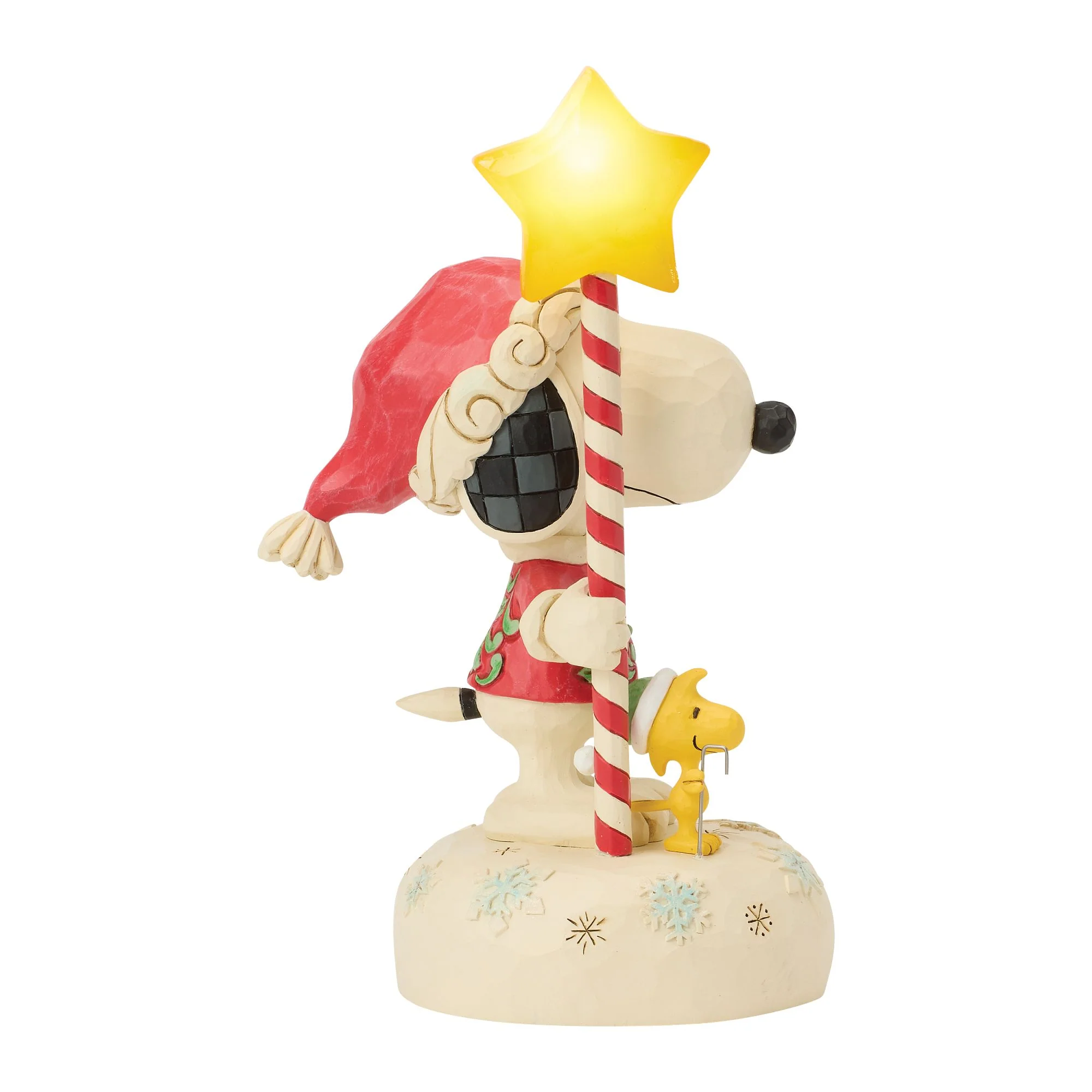 Star Light; Star Bright (Snoopy with Light Up Star Staff Figurine) - Image 7