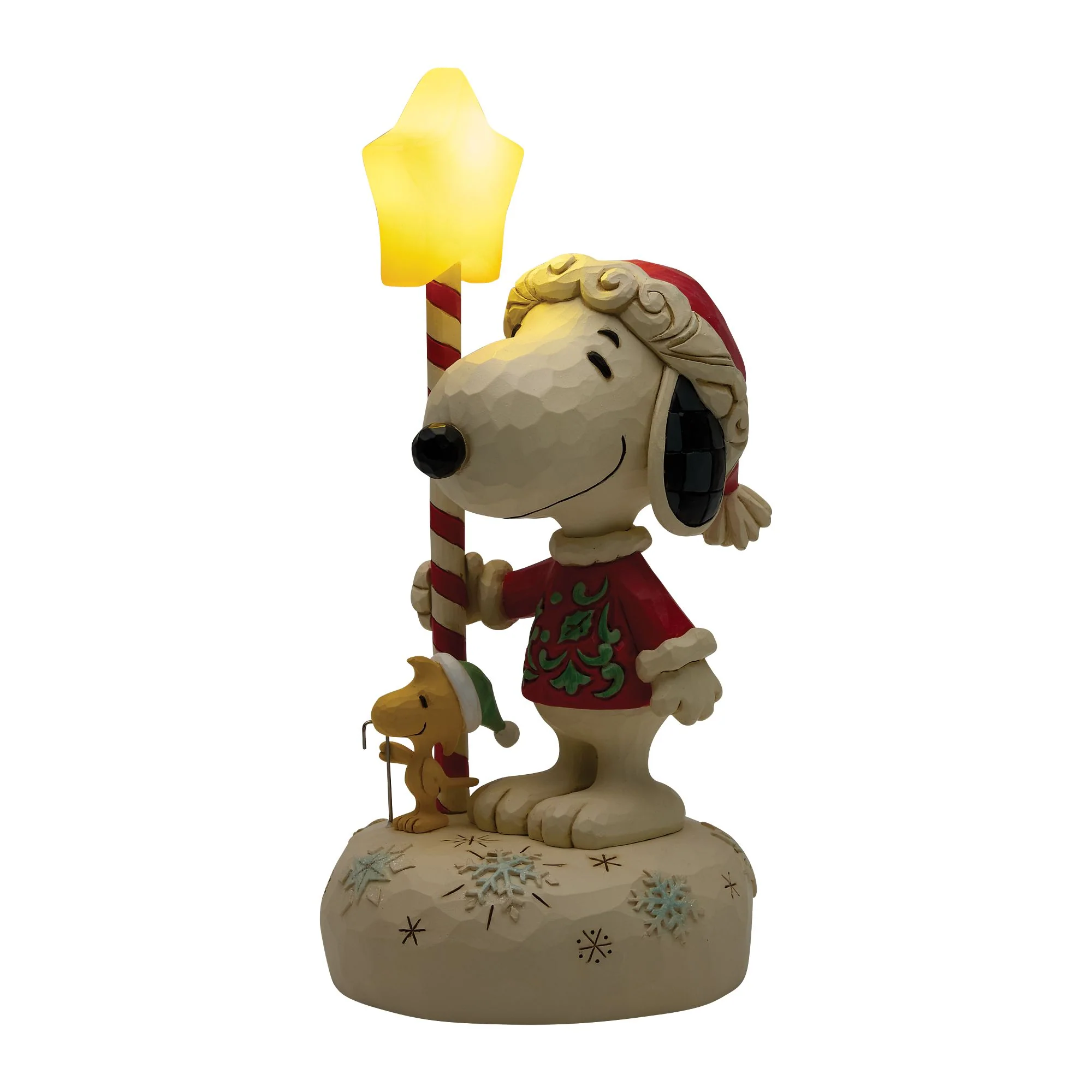 Star Light; Star Bright (Snoopy with Light Up Star Staff Figurine) - Image 8