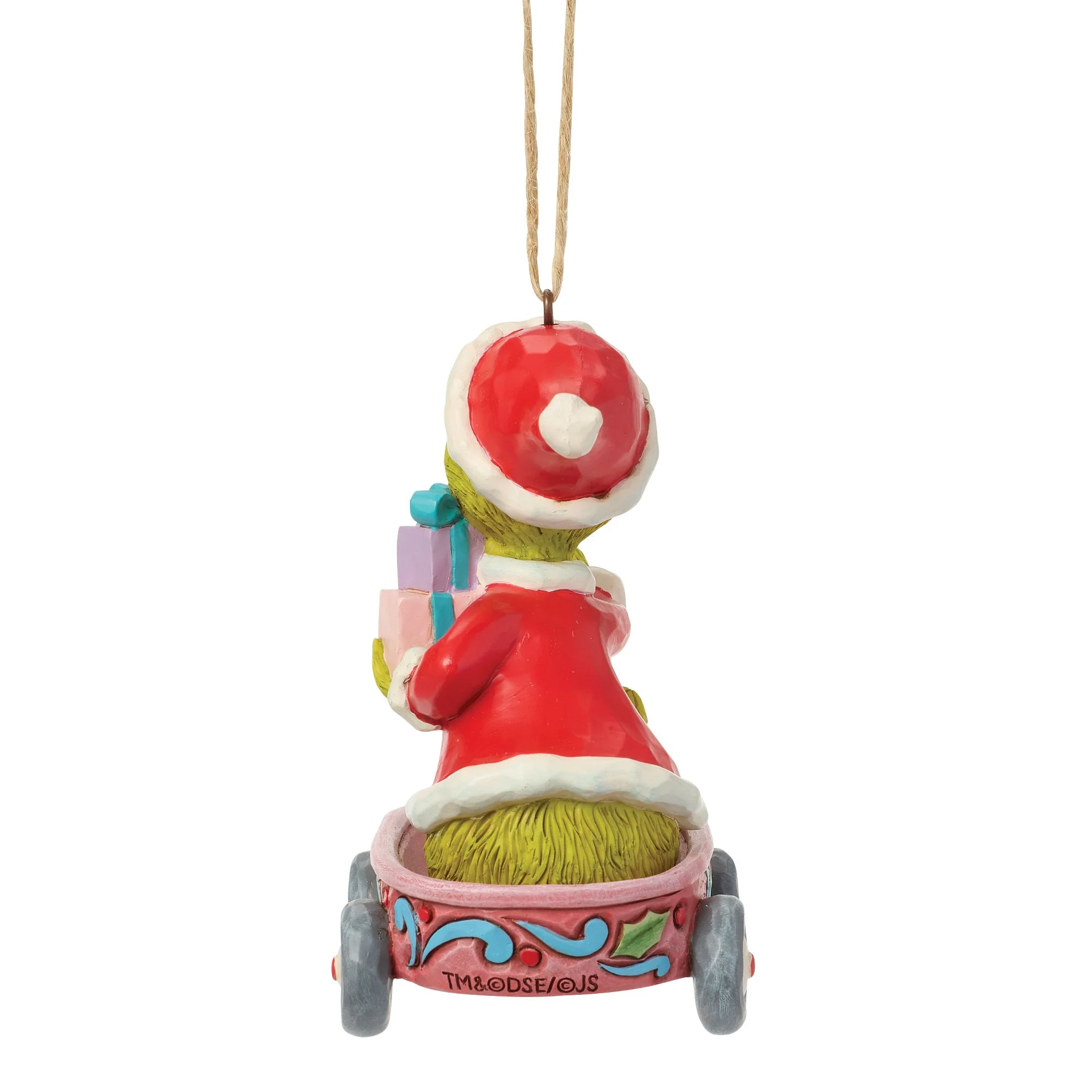 The Grinch in Wagon Hanging Ornament - Image 5