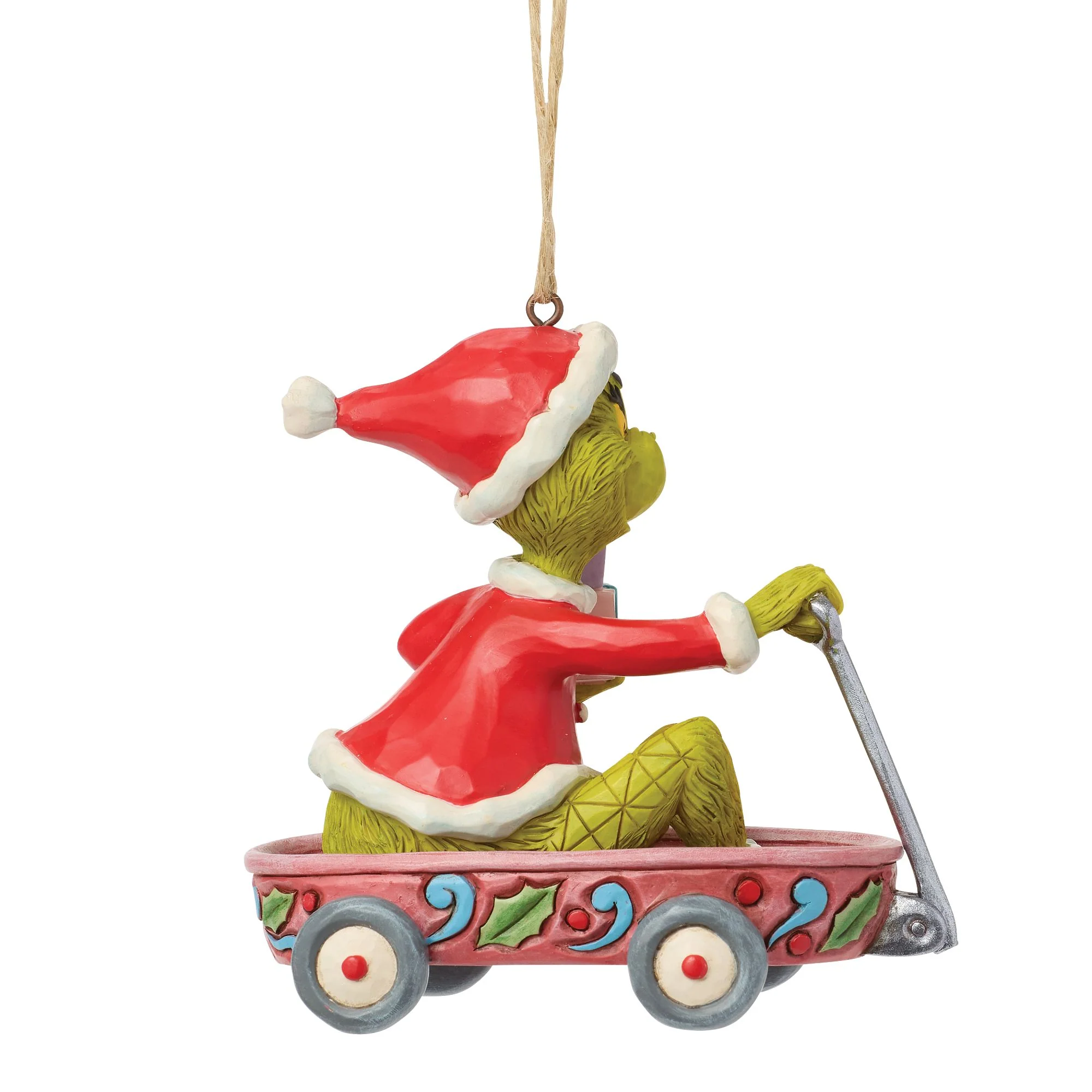The Grinch in Wagon Hanging Ornament - Image 6