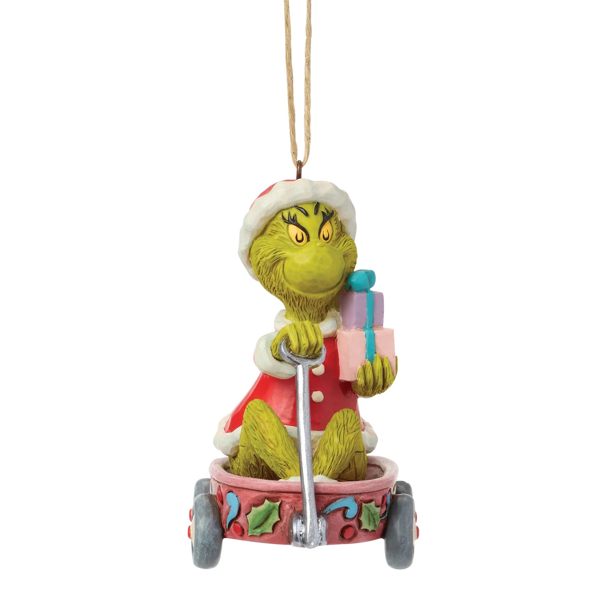 The Grinch in Wagon Hanging Ornament - Image 7