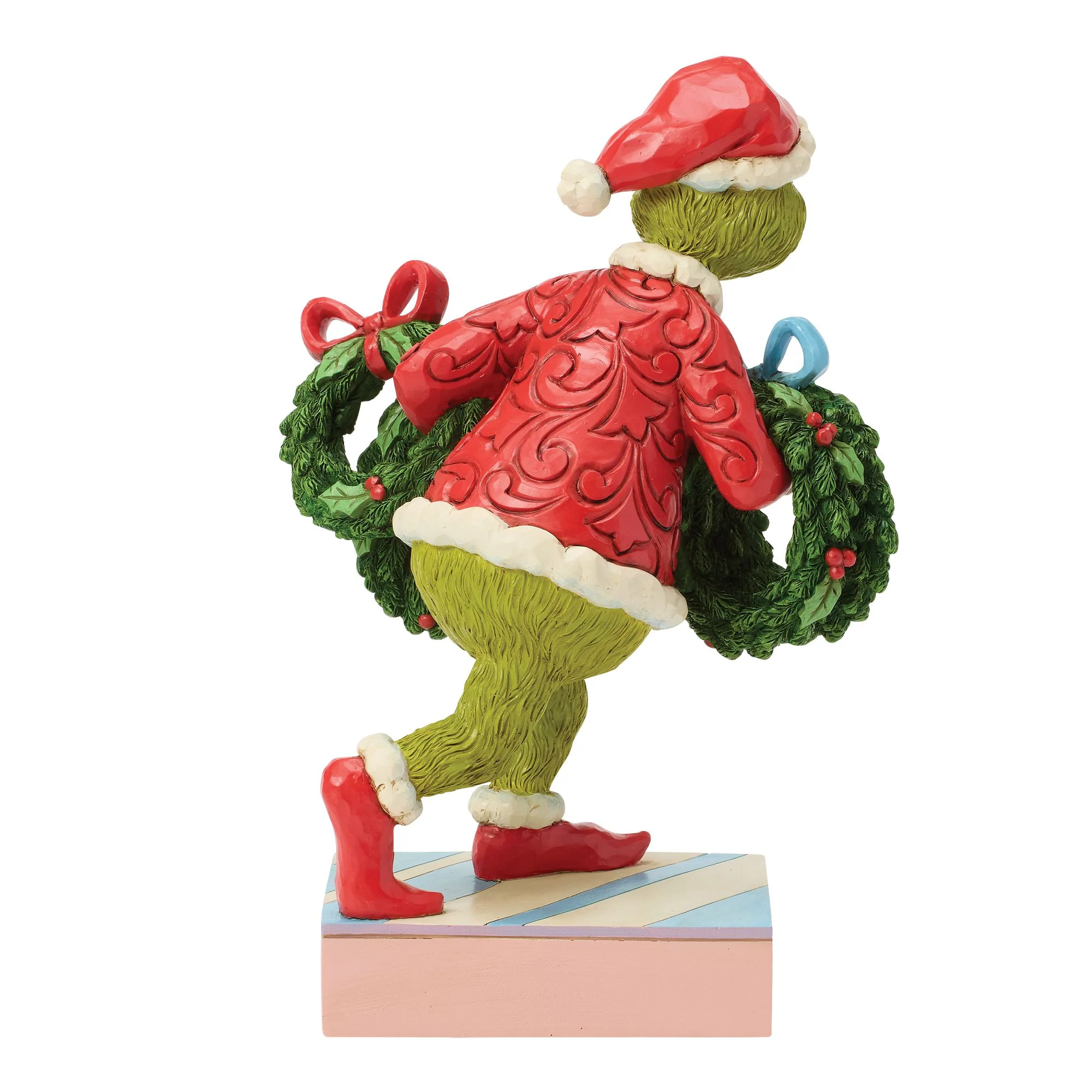 The Grinch Stealing Wreaths Figurine - Image 4
