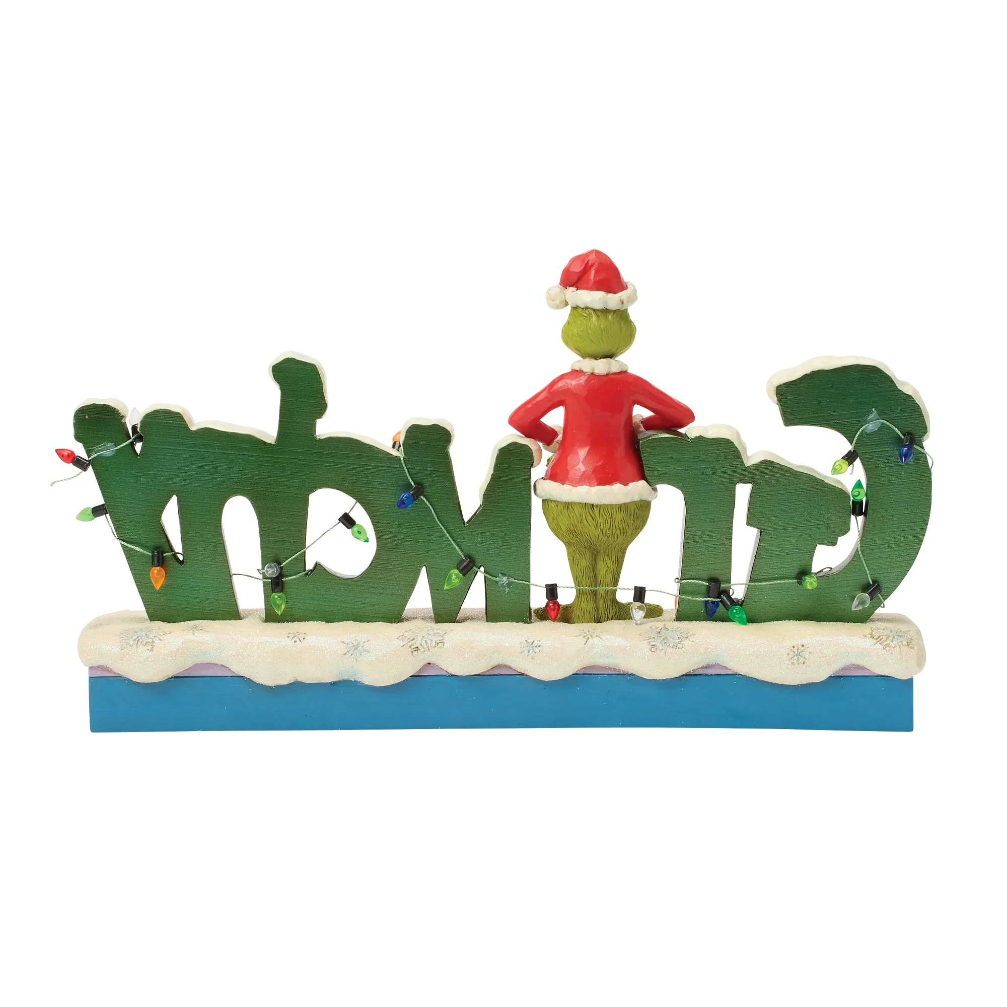 The Grinch with 'Grinchy' Sign Figurine - Image 4