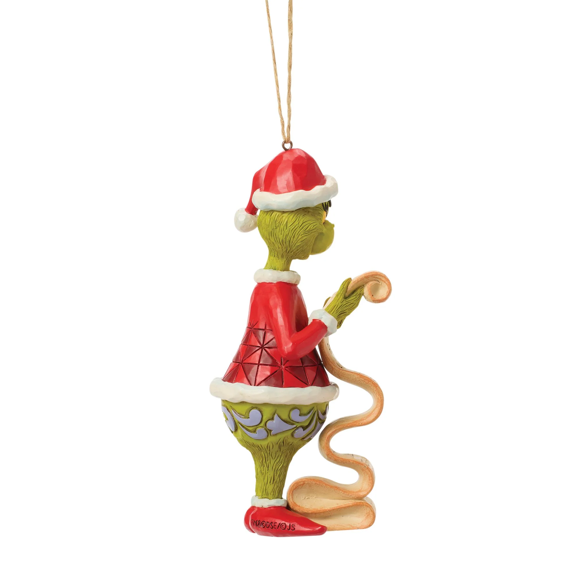 The Grinch with Lists Hanging Ornament - Image 5