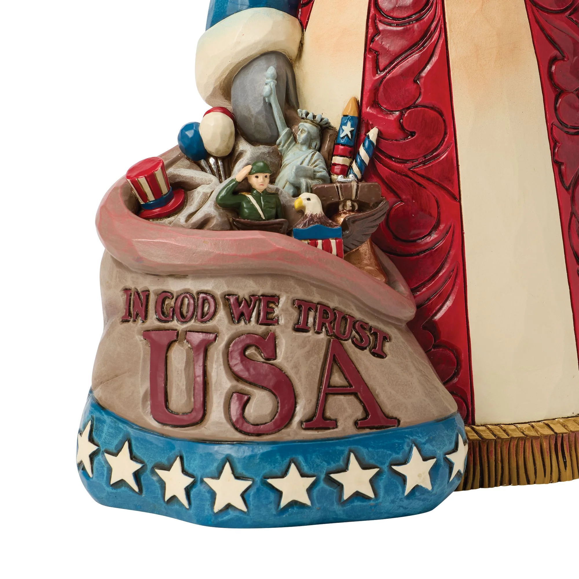 USA Patriot Santa with Flag - Image 6