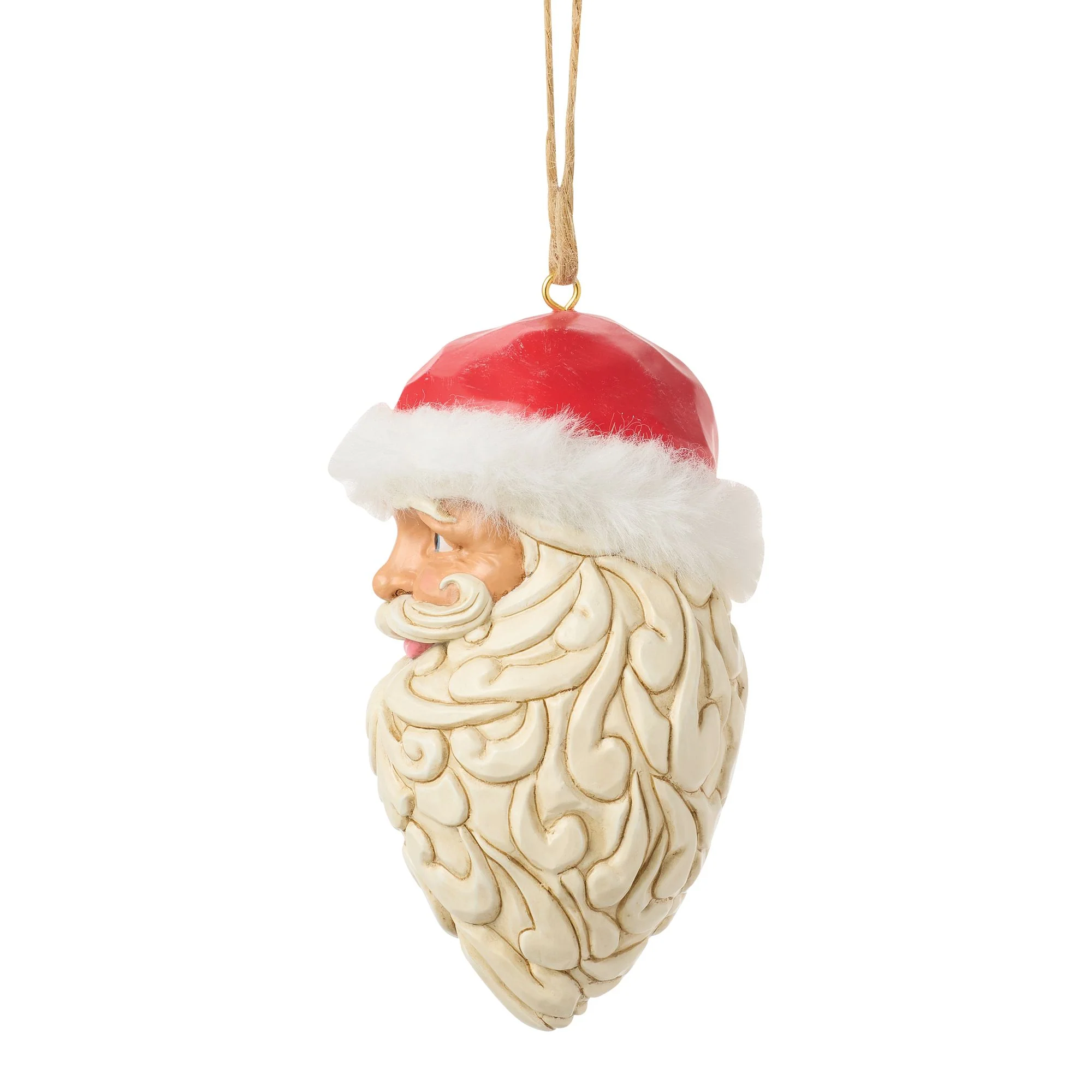 Vintage Santa Head Hanging Ornament - Image 2