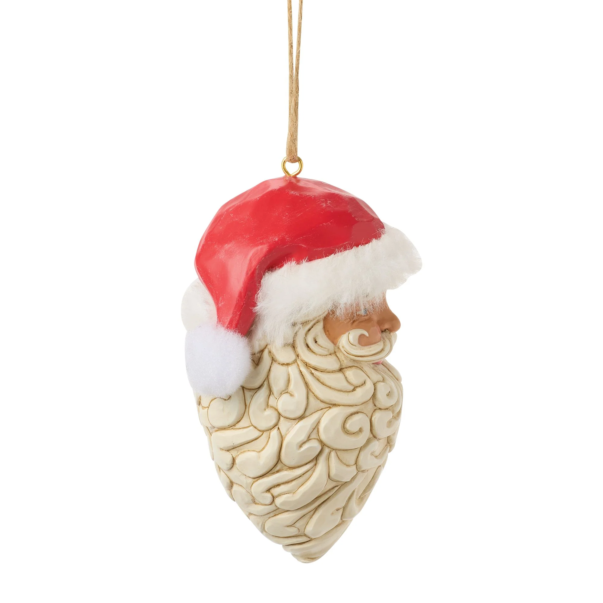 Vintage Santa Head Hanging Ornament - Image 4