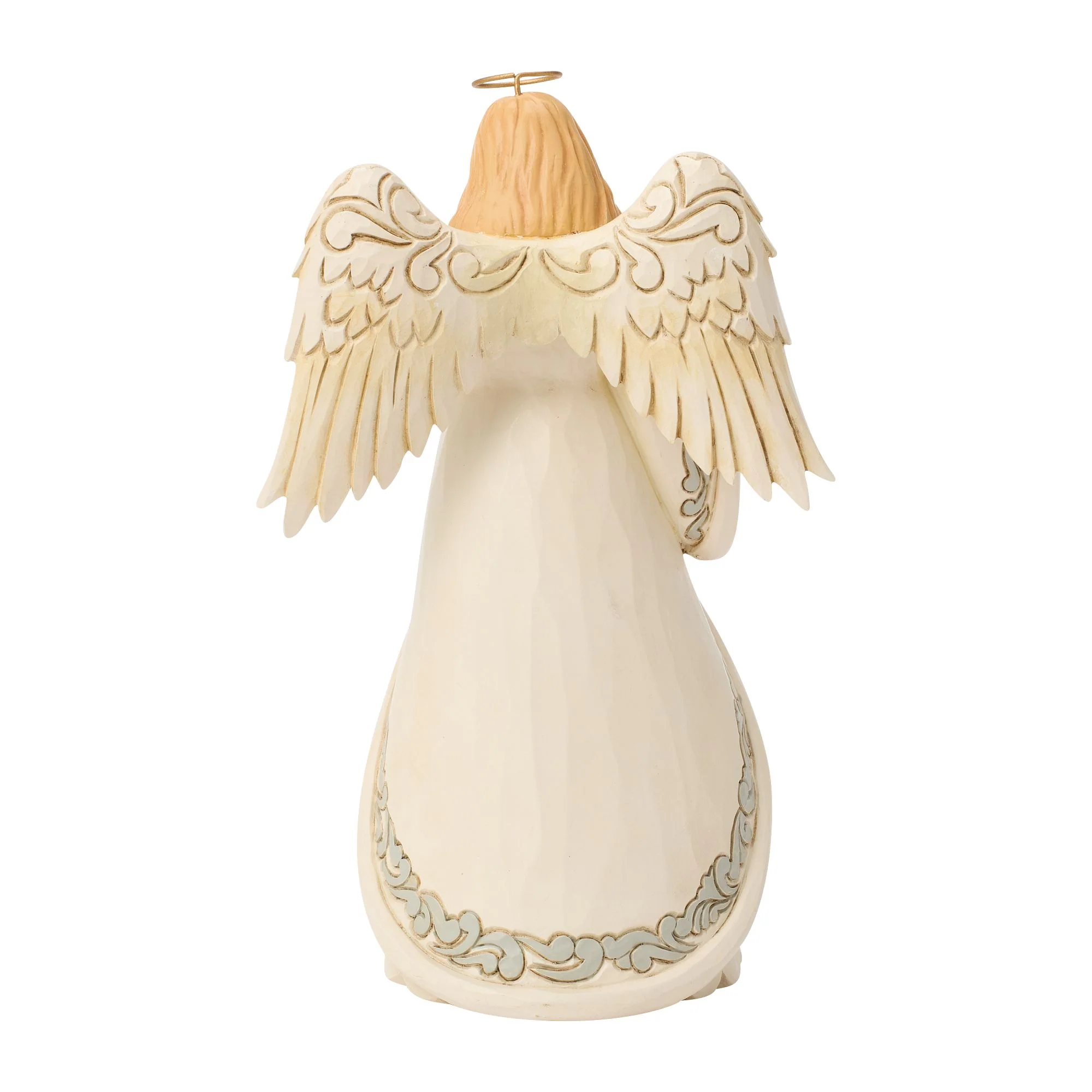 White Woodland Angel with a Dove - Image 3