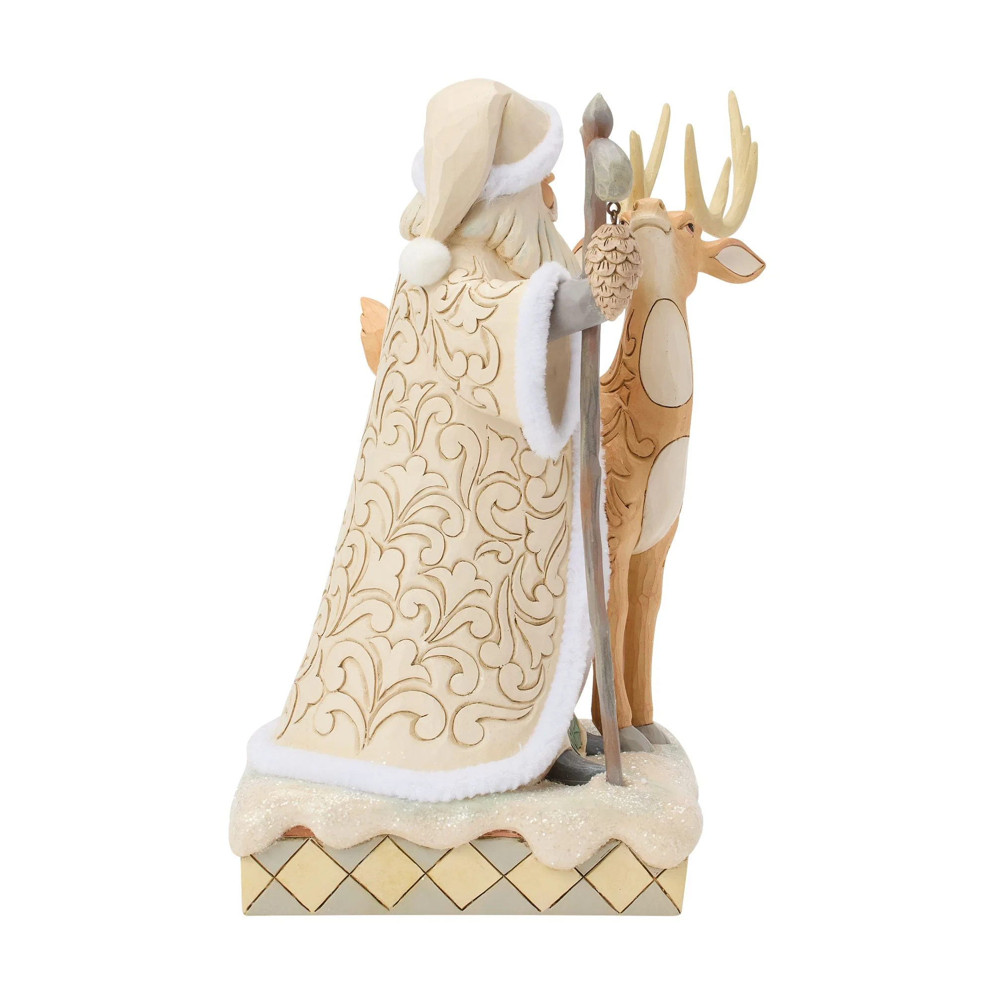 White Woodland Santa with a Buck - Image 4
